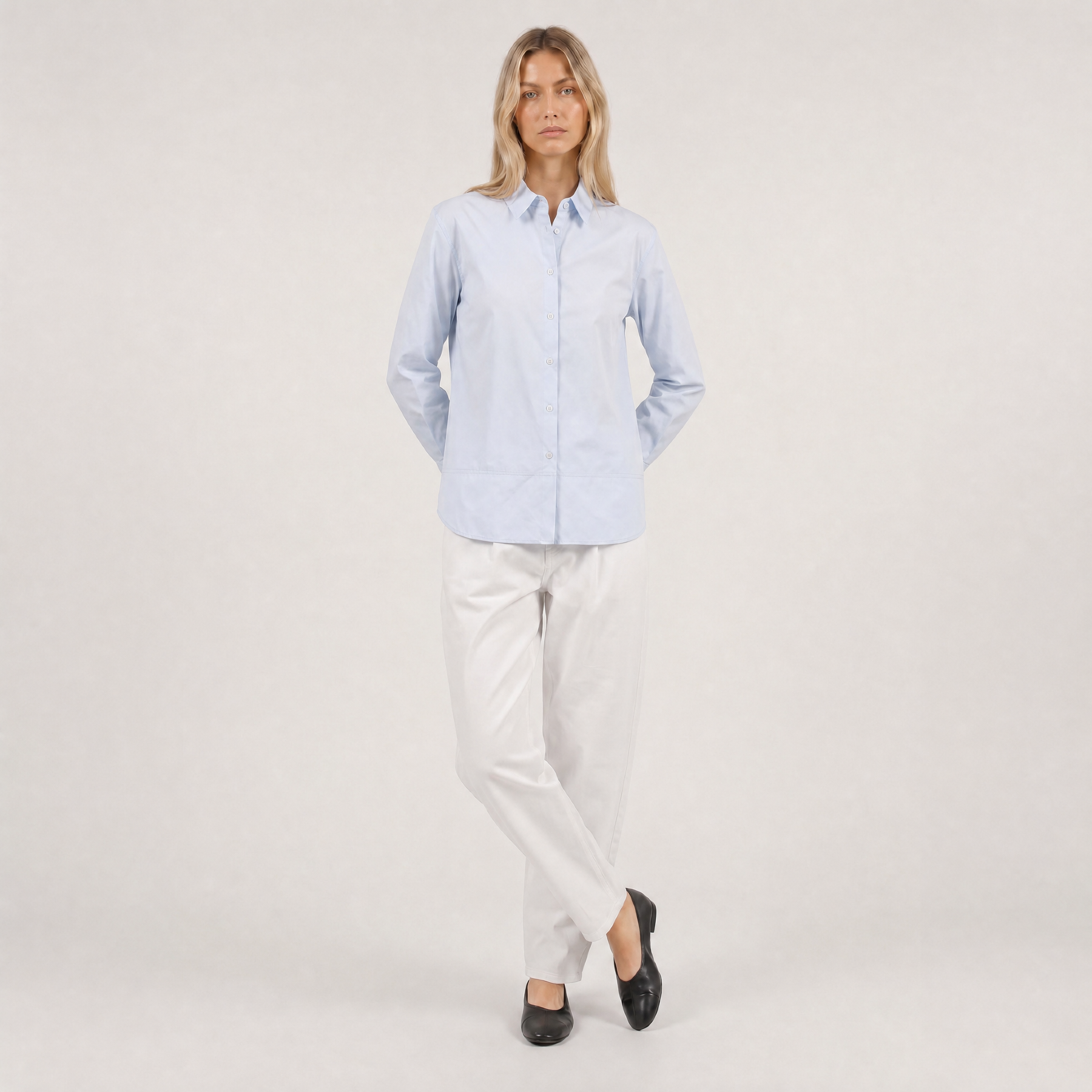 Bluse mit abgesetzter Naht