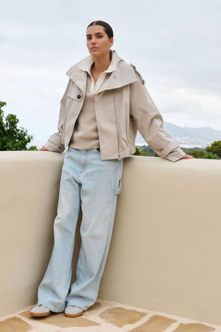 Yaya Bomberjacken Slate Grey