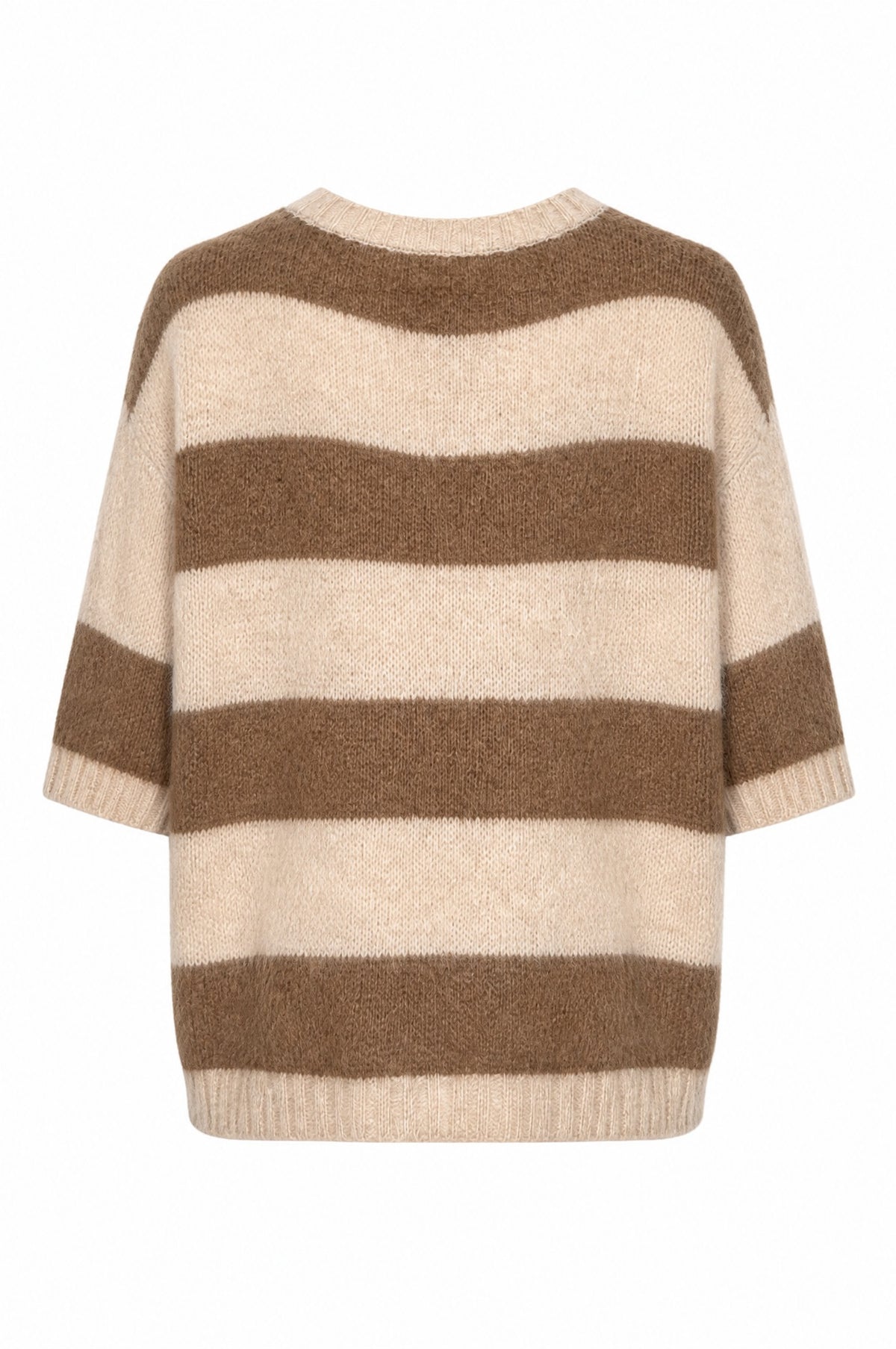 Strickpullover mit Streifen