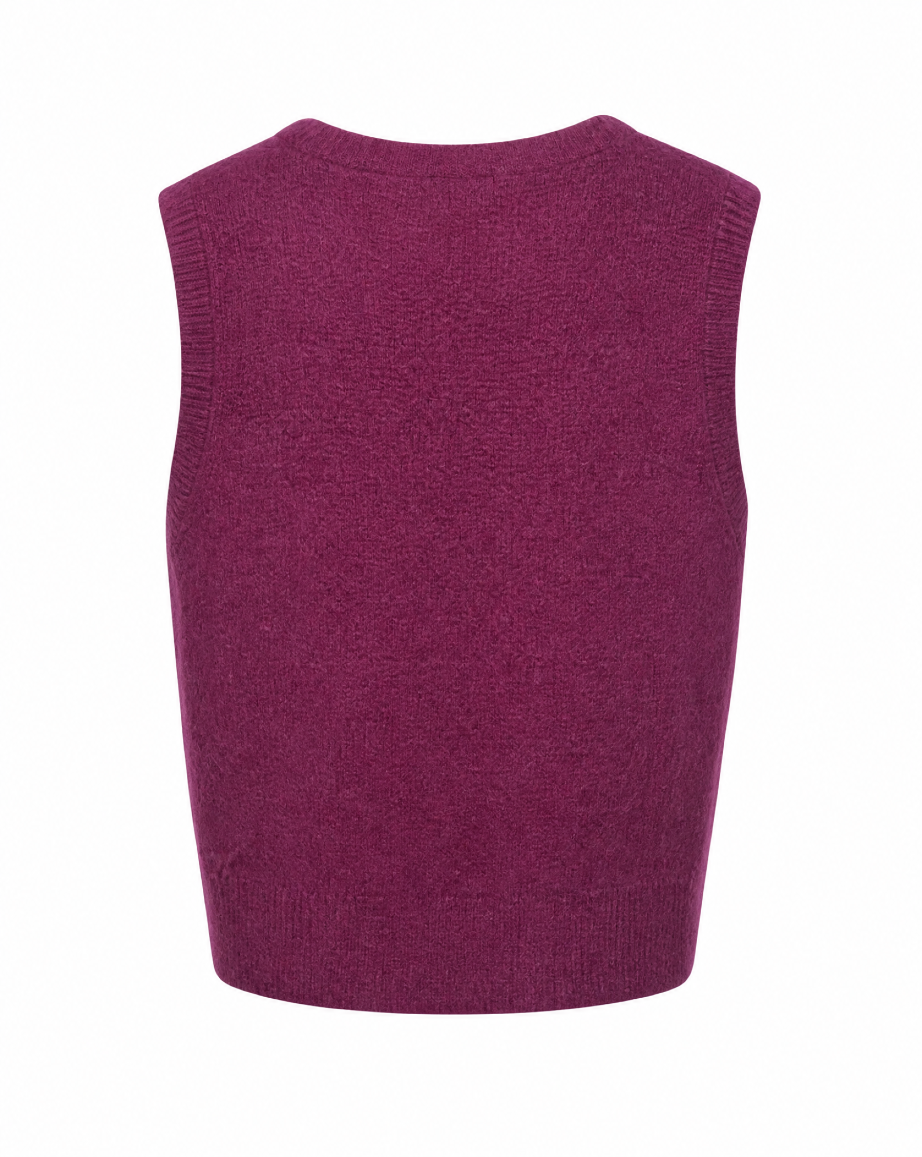Strickweste mit V-Ausschnitt