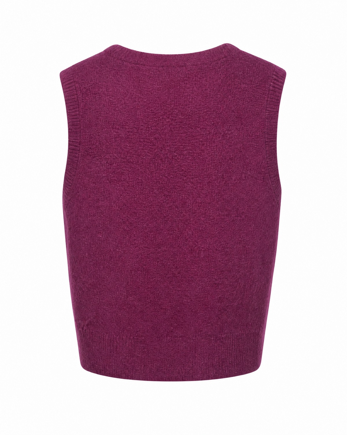 Strickweste mit V-Ausschnitt