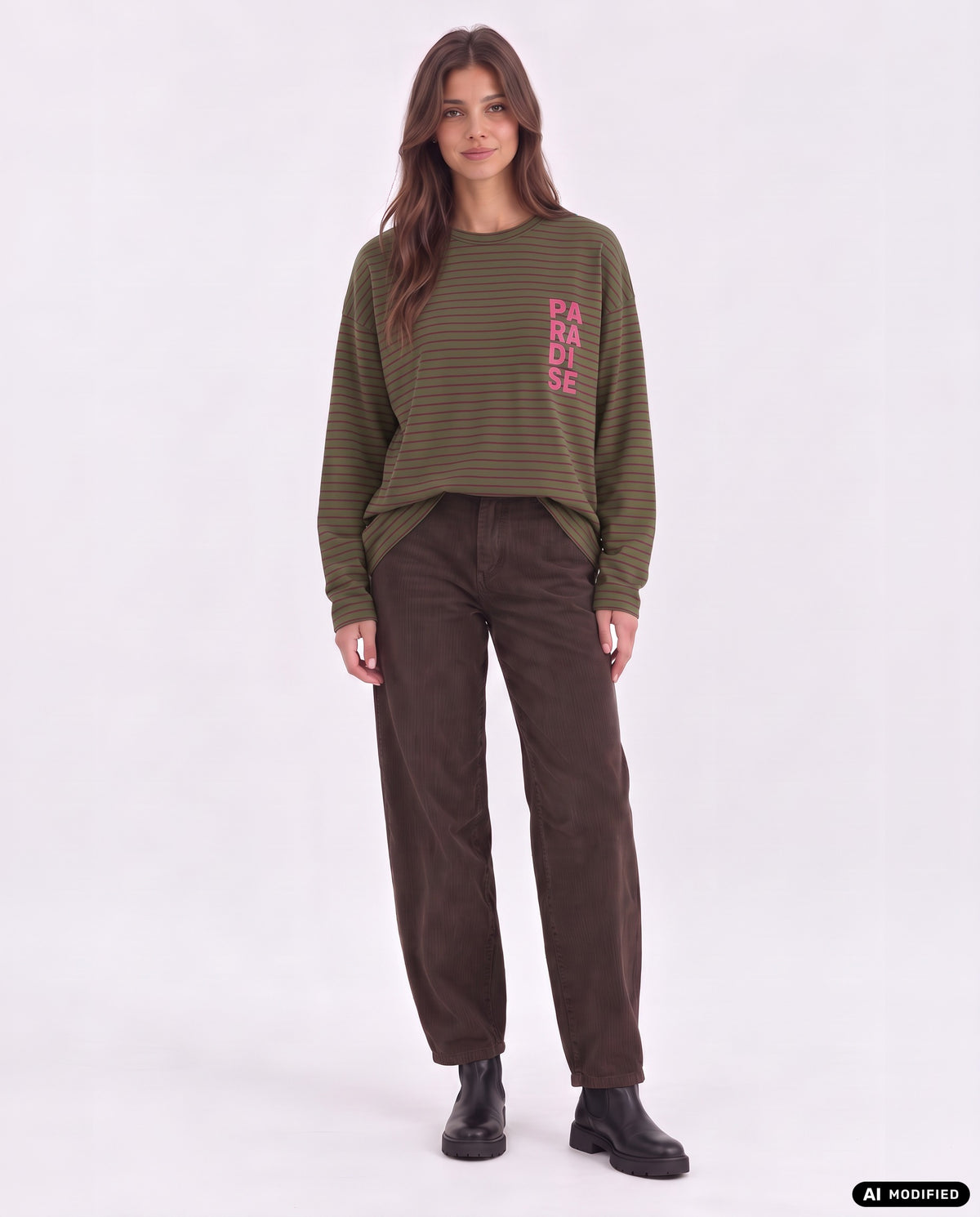 Longsleeve mit Backprint