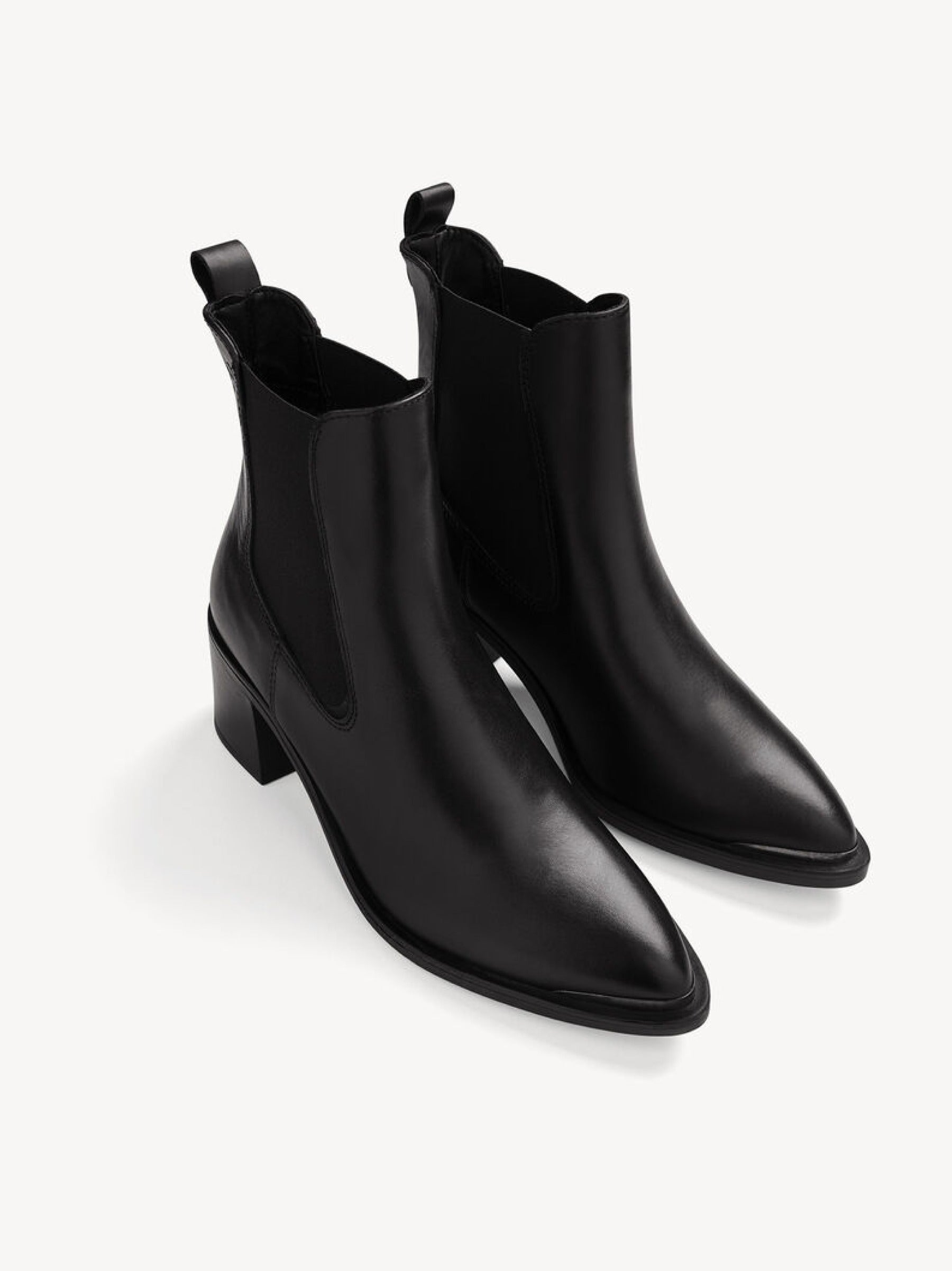Stiefelette mit Blockabsatz