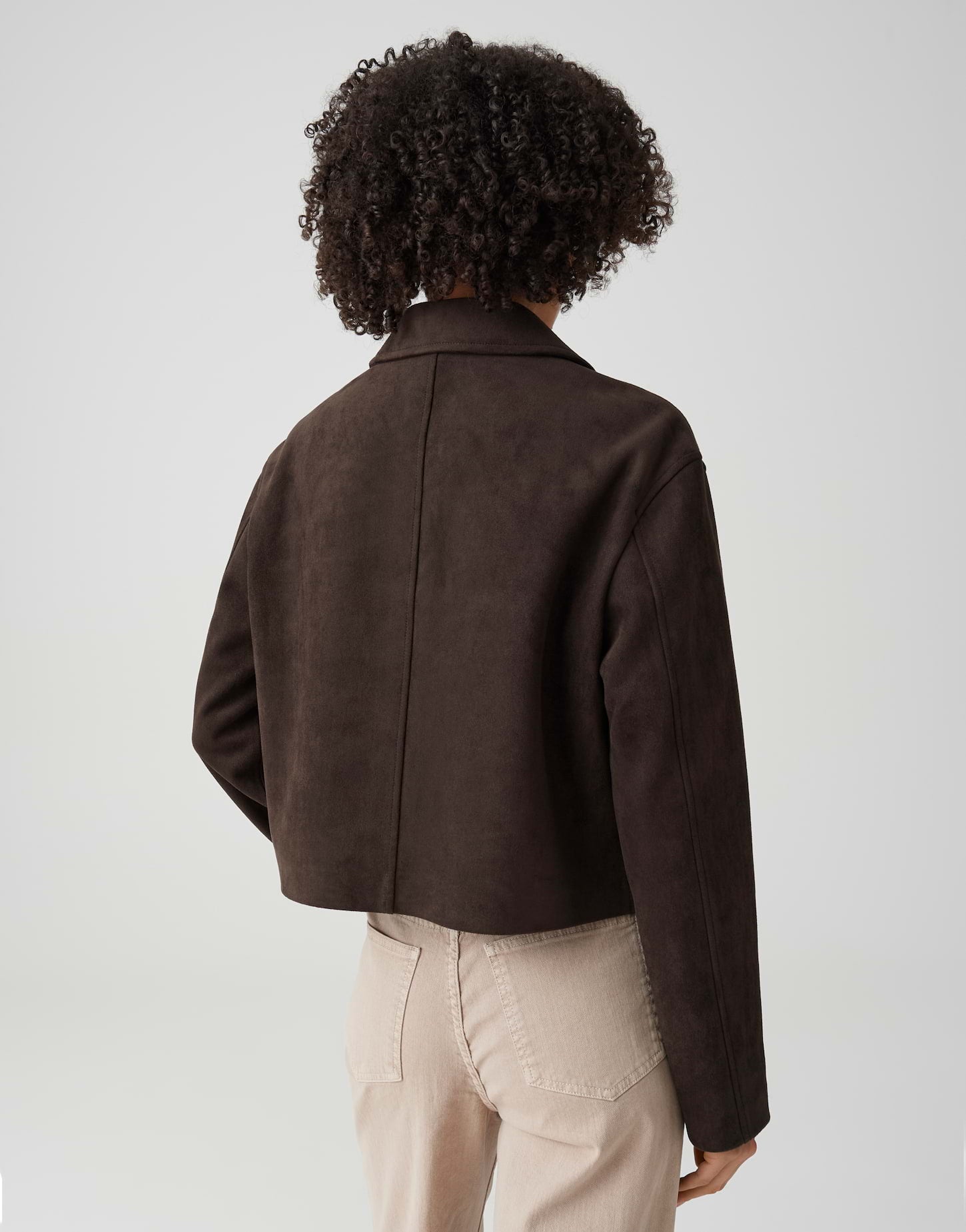 Kurzjacke HENSO in Velour Optik