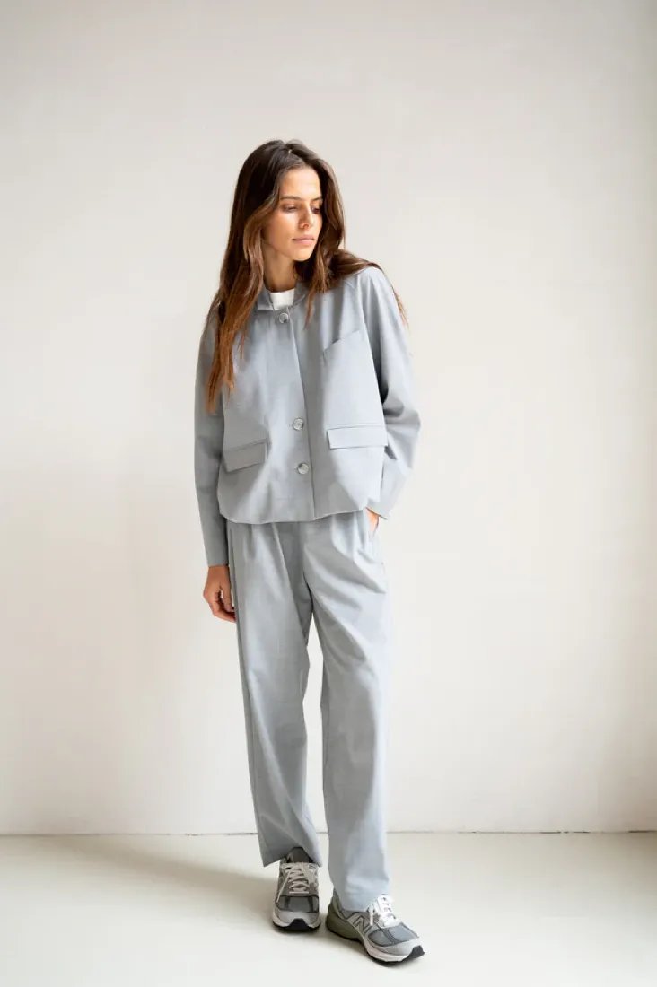 Blazer mit Pattentaschen