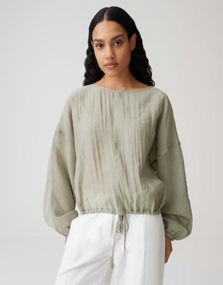 Opus Blusen Pale Olive