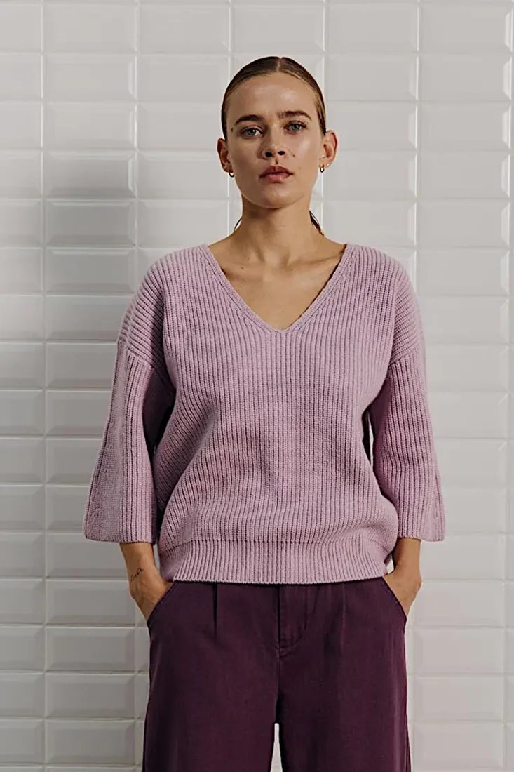 WithBlack Strickpullover Lavender S