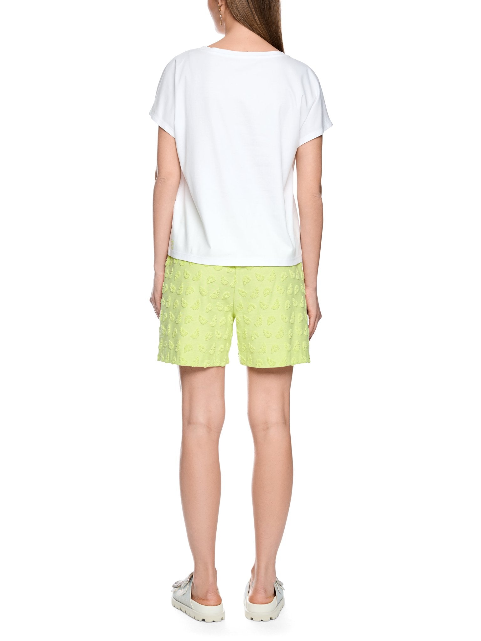 T-Shirt mit Kaktus-Print und Brusttasche