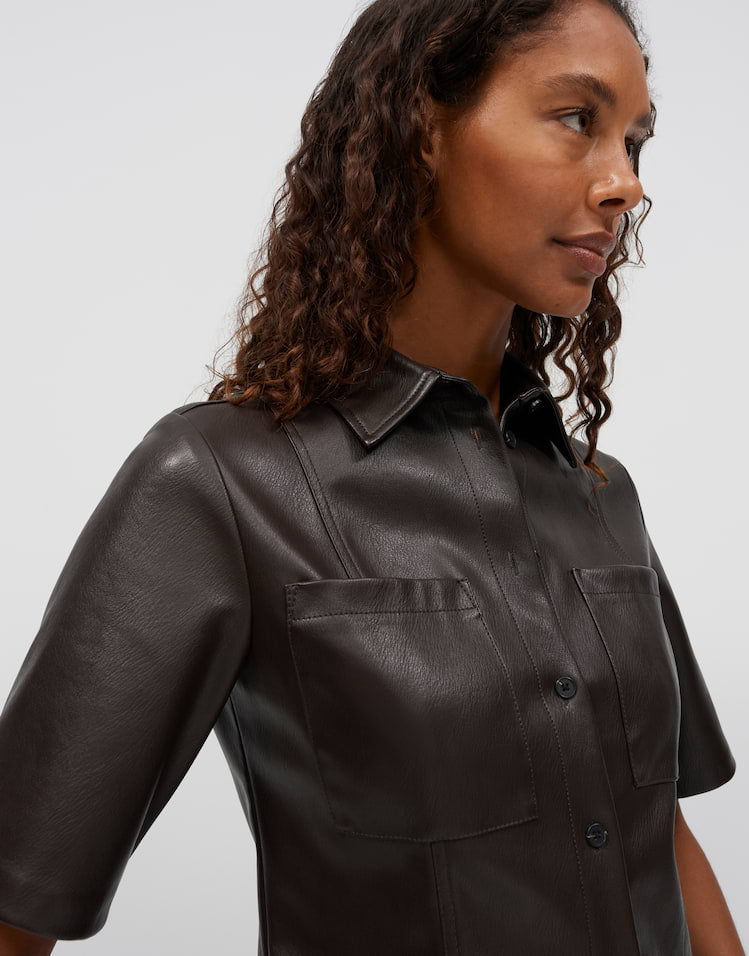Lederimitatbluse Feleather