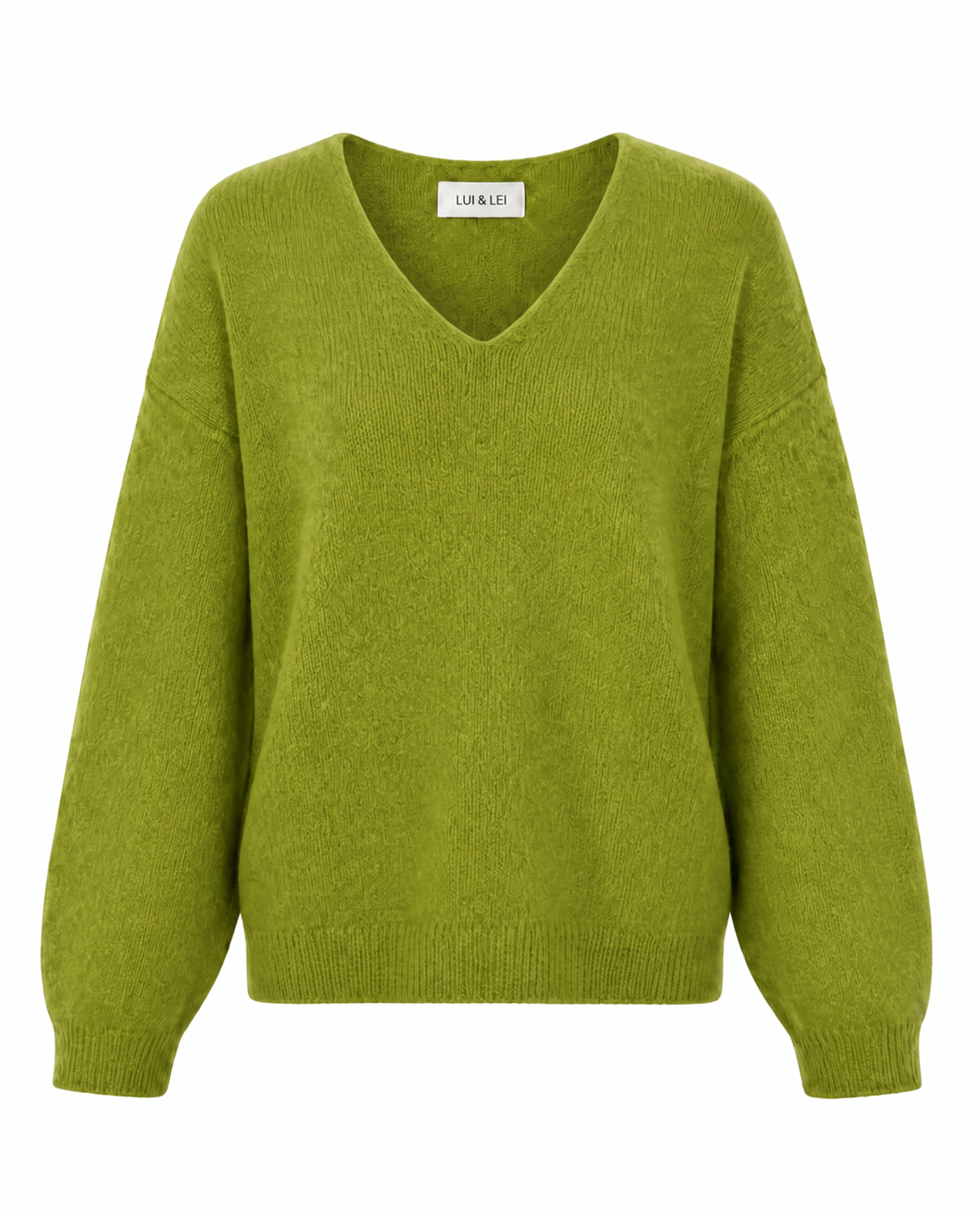 Strickpullover mit V-Ausschnitt