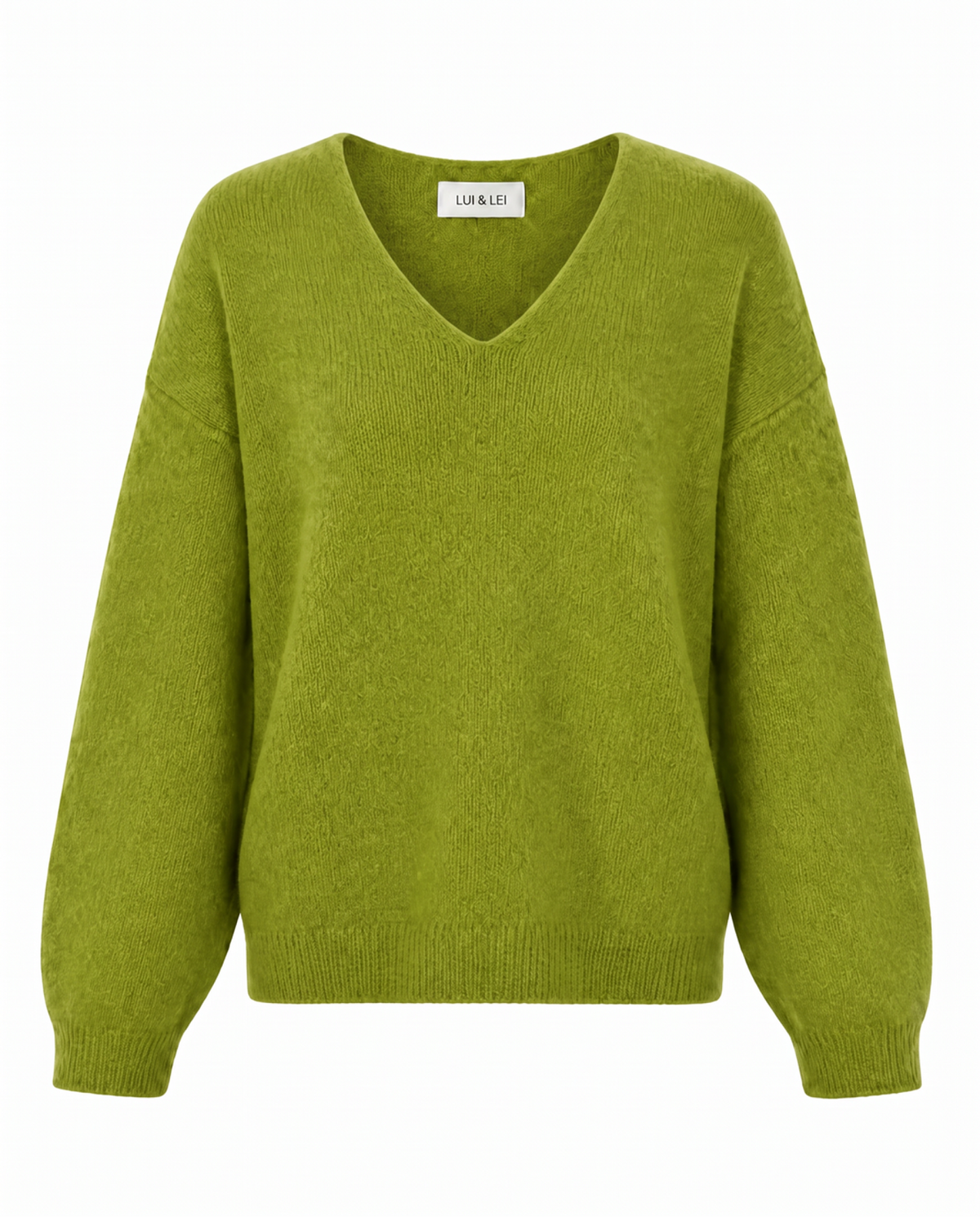 Strickpullover mit V-Ausschnitt