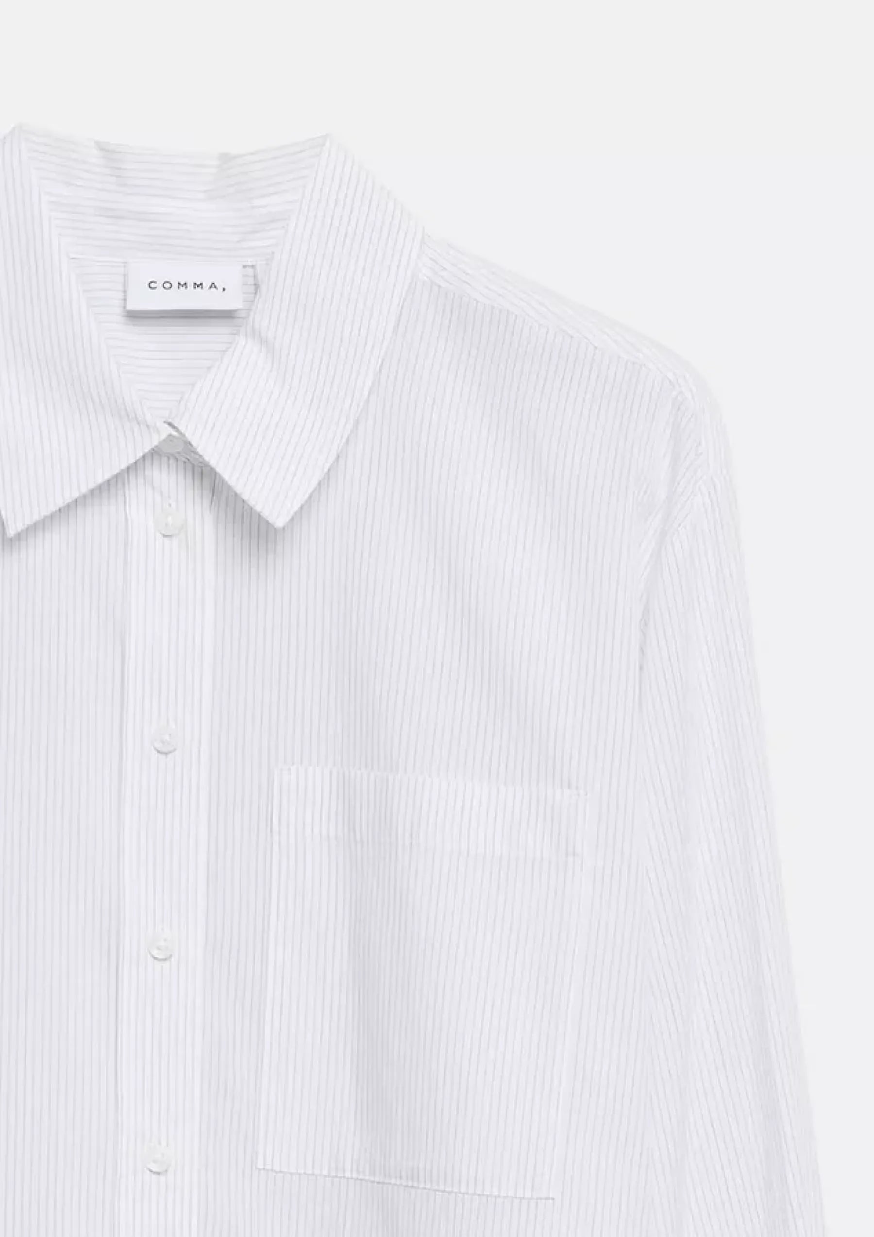 Bluse mit Nadelstreifen