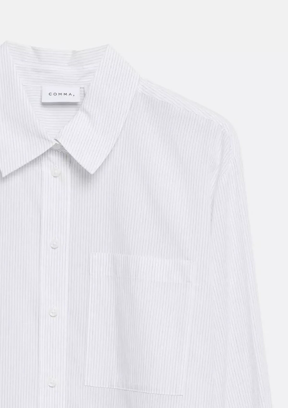 Bluse mit Nadelstreifen