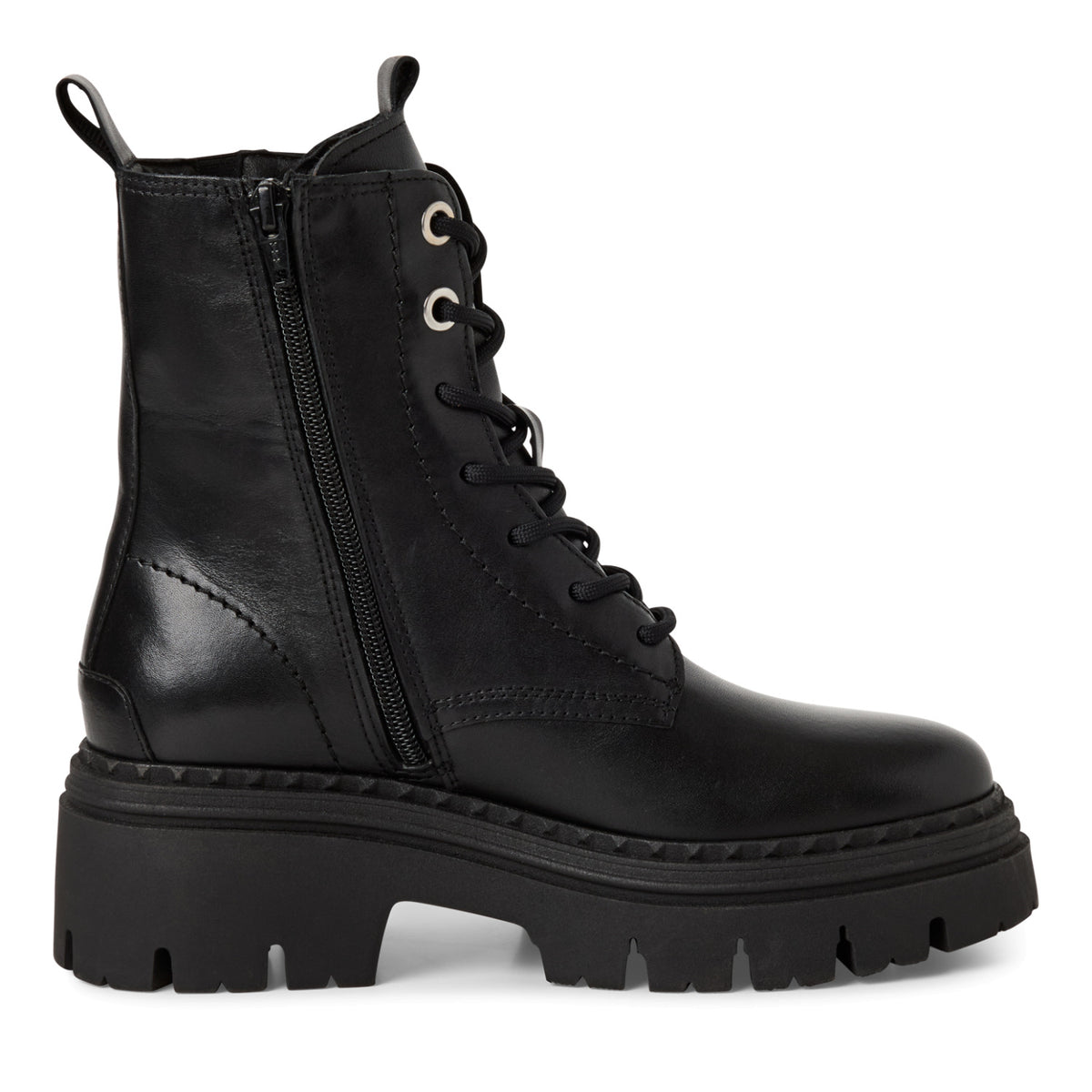 Tamaris Schuhe Black Leather