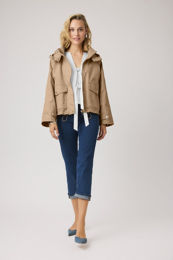 Covered Bomberjacken Smoke Beige