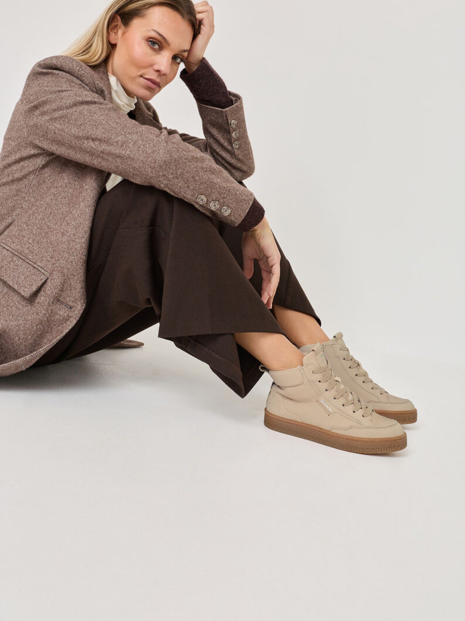 Lederschuh mit Kurzschaft