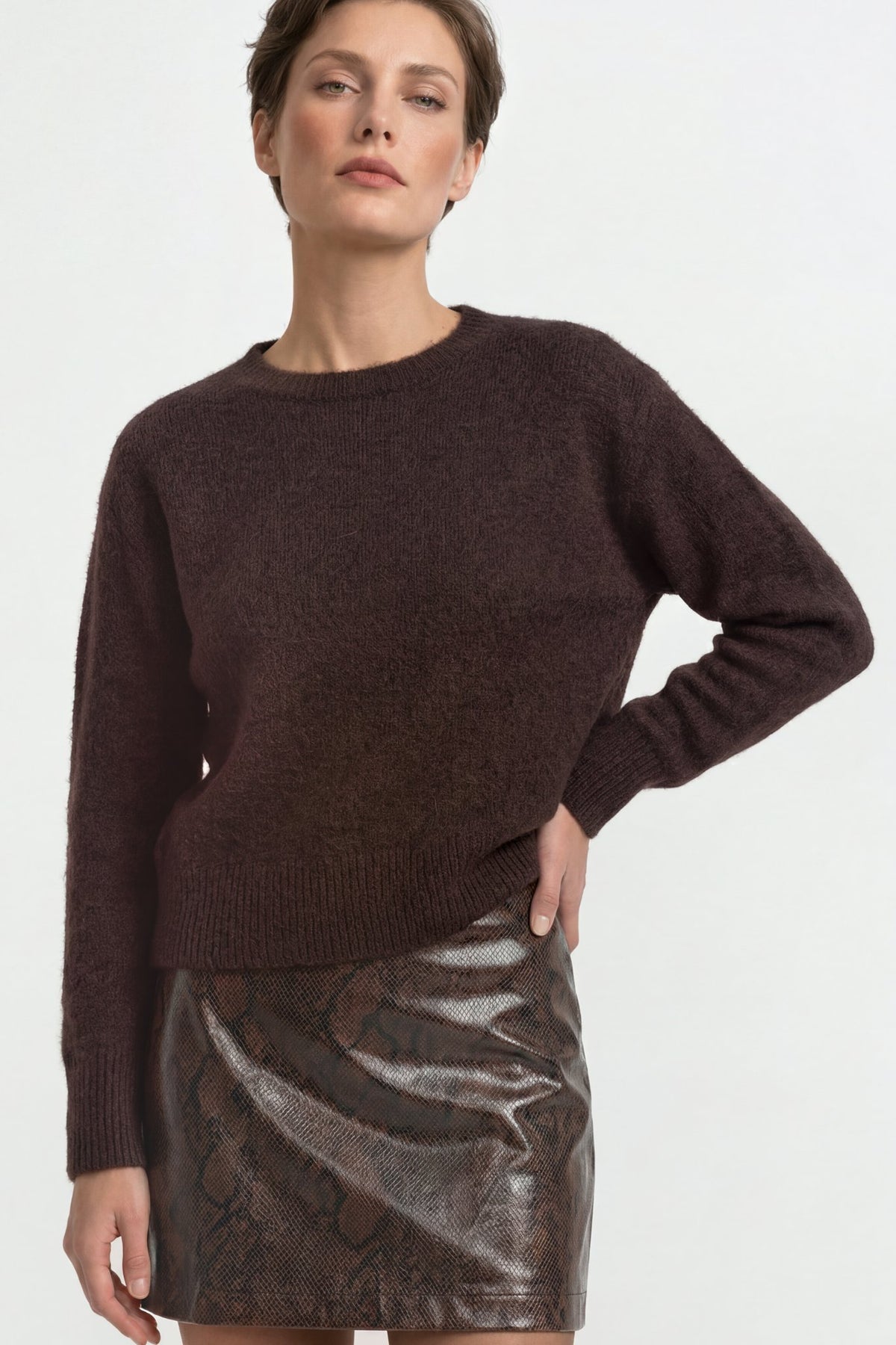 Strickpullover mit Alpaka