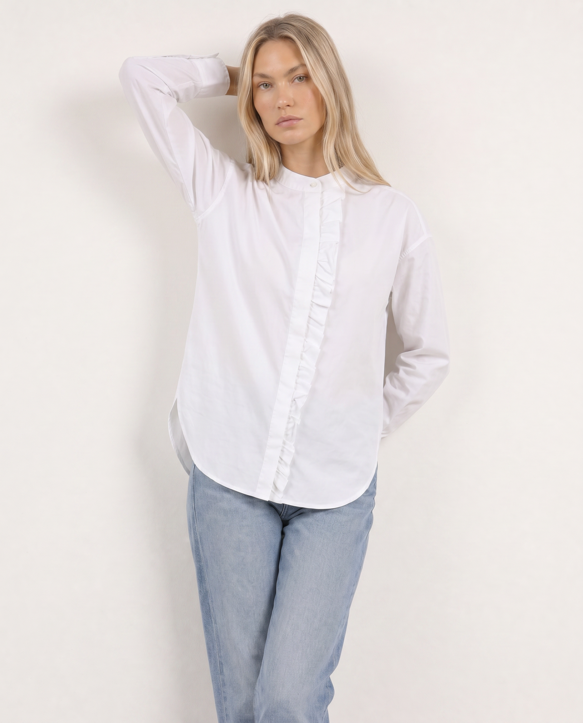 Bluse mit Rüschendetail