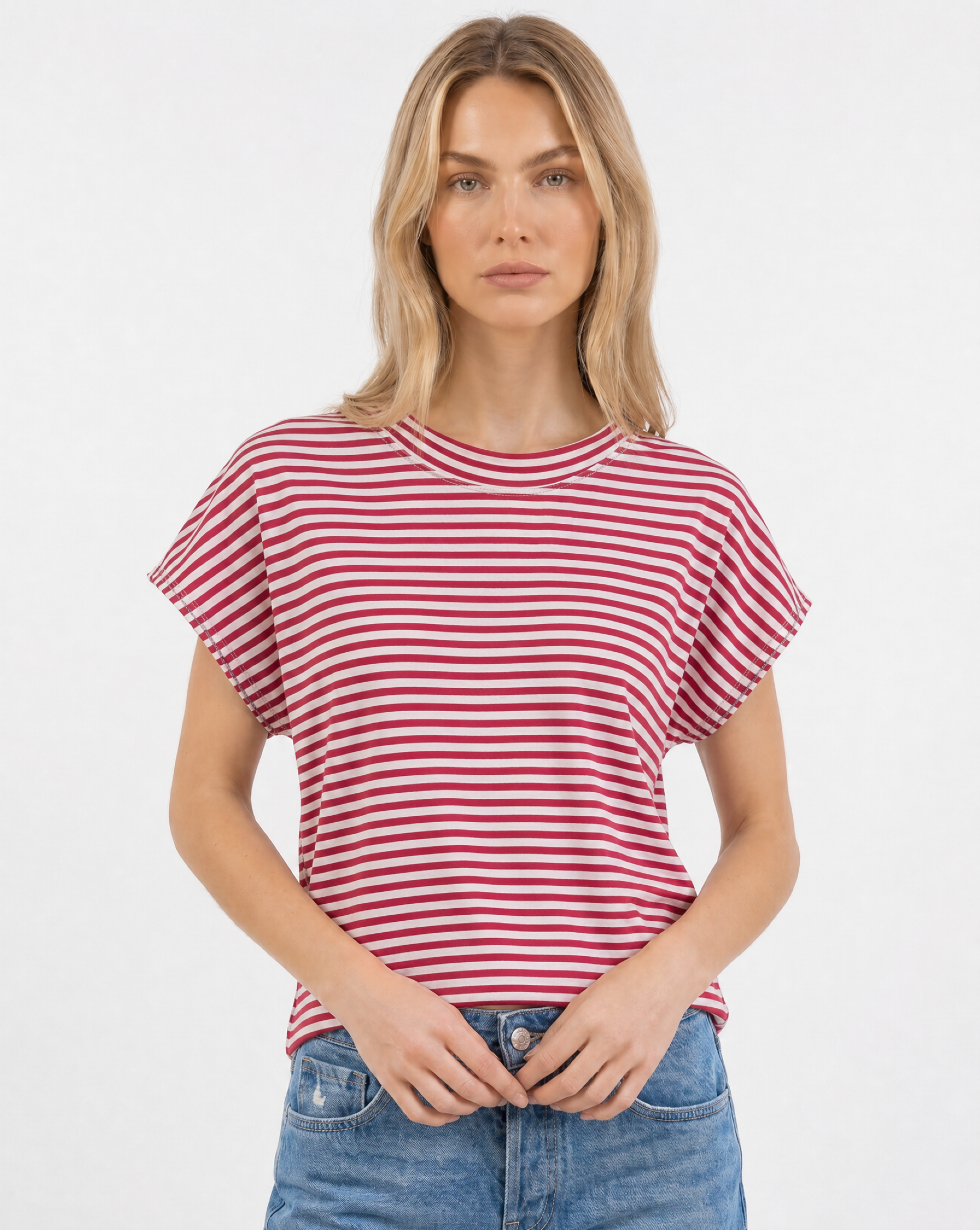 T-Shirt mit Streifen