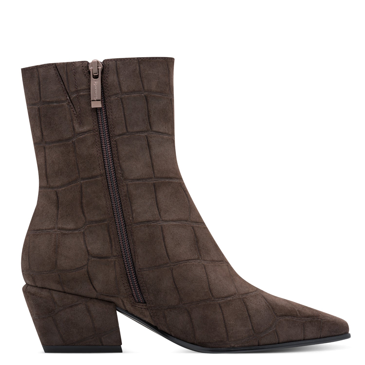 Stiefelette mit Struktur