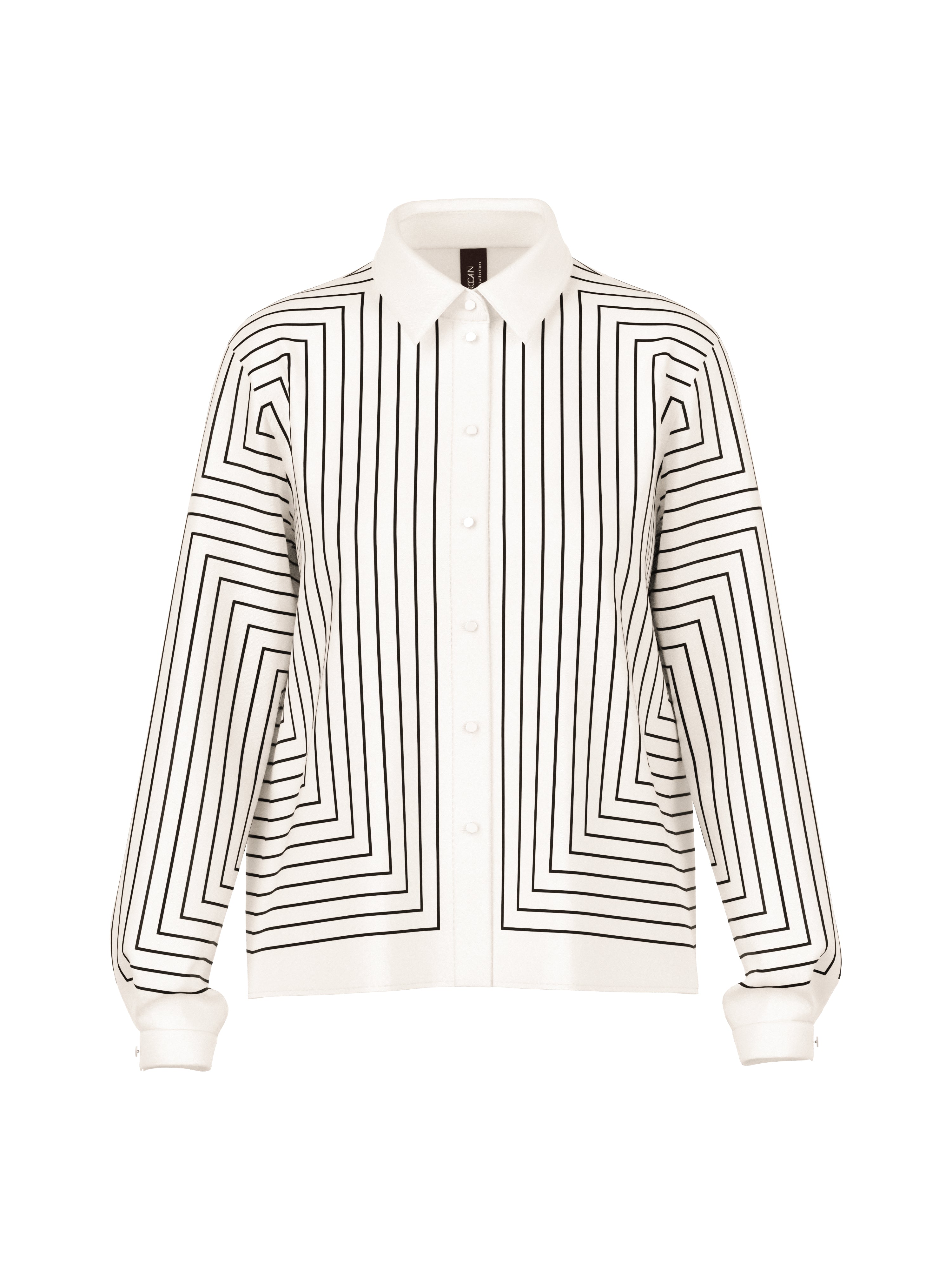 Bluse mit geometrischem Print