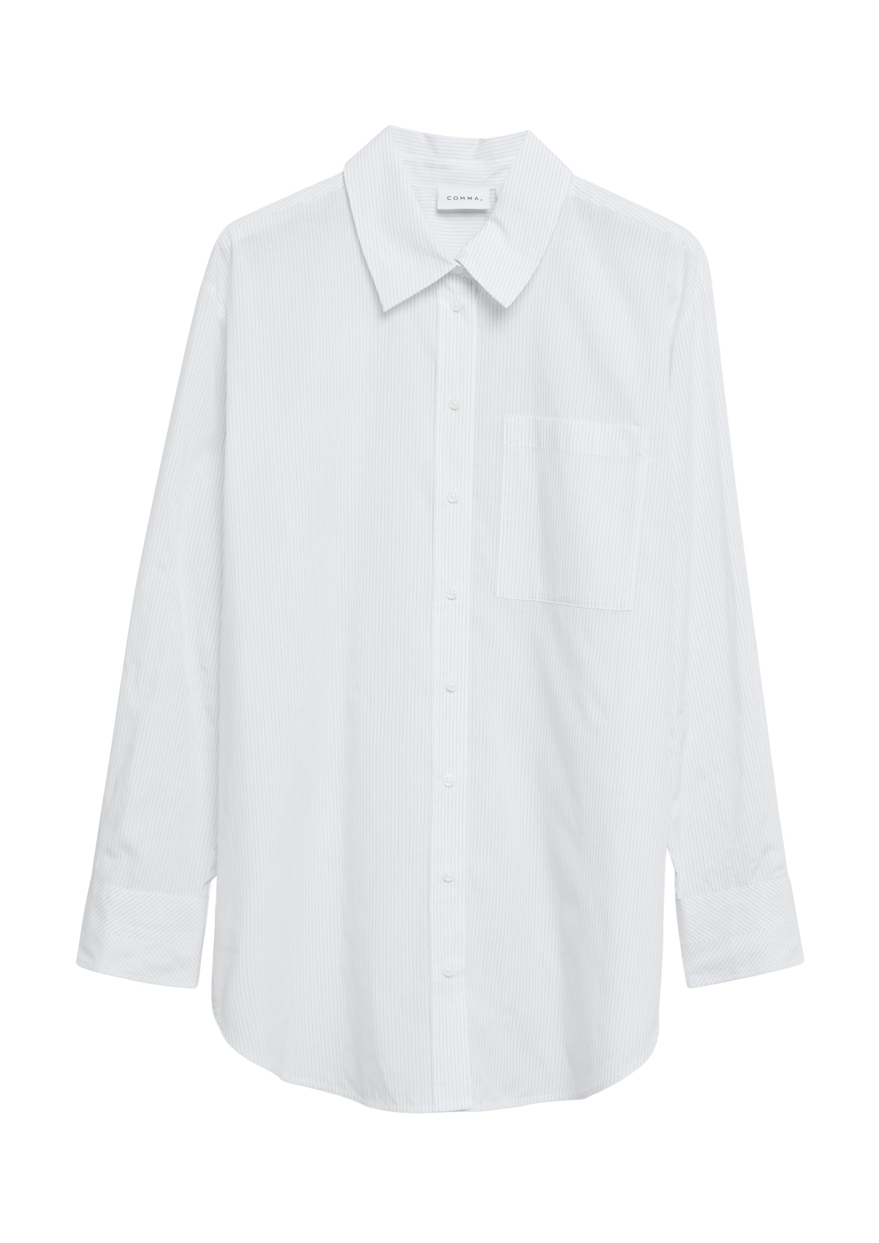 Bluse mit Nadelstreifen