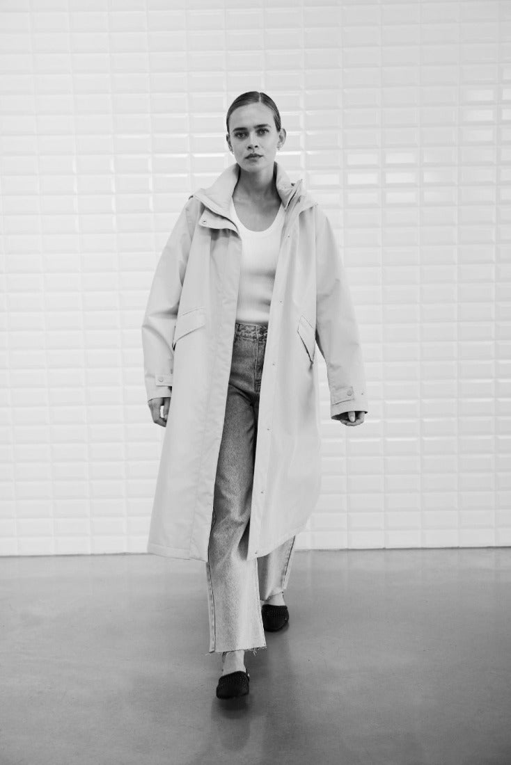 WithBlack Parka Grey Sand