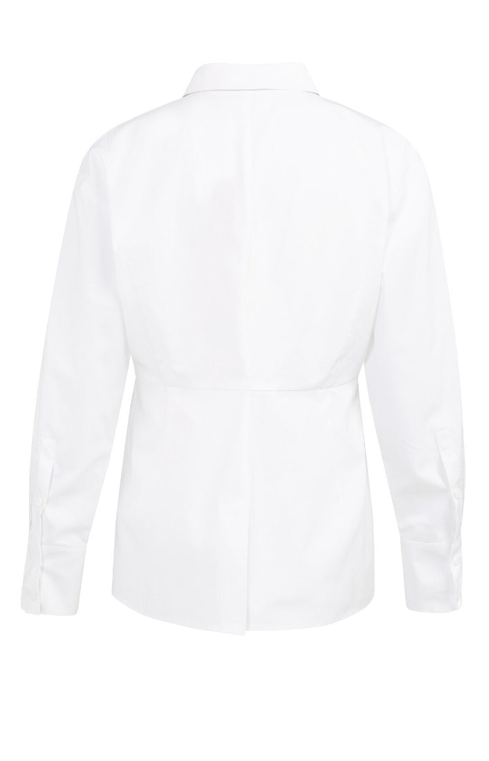 Bluse mit Seitenschlitzen