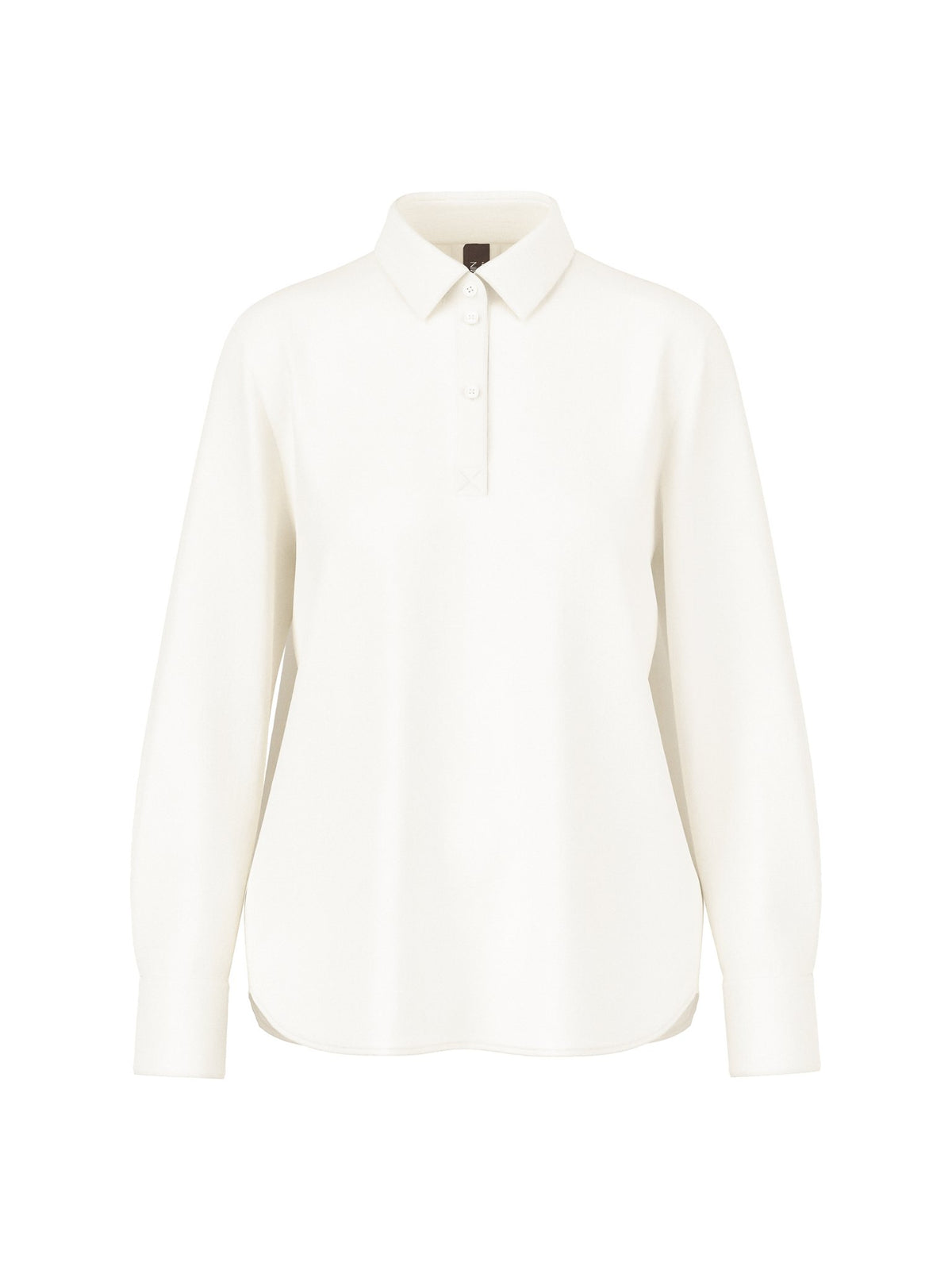 Bluse mit halber Knopfleiste