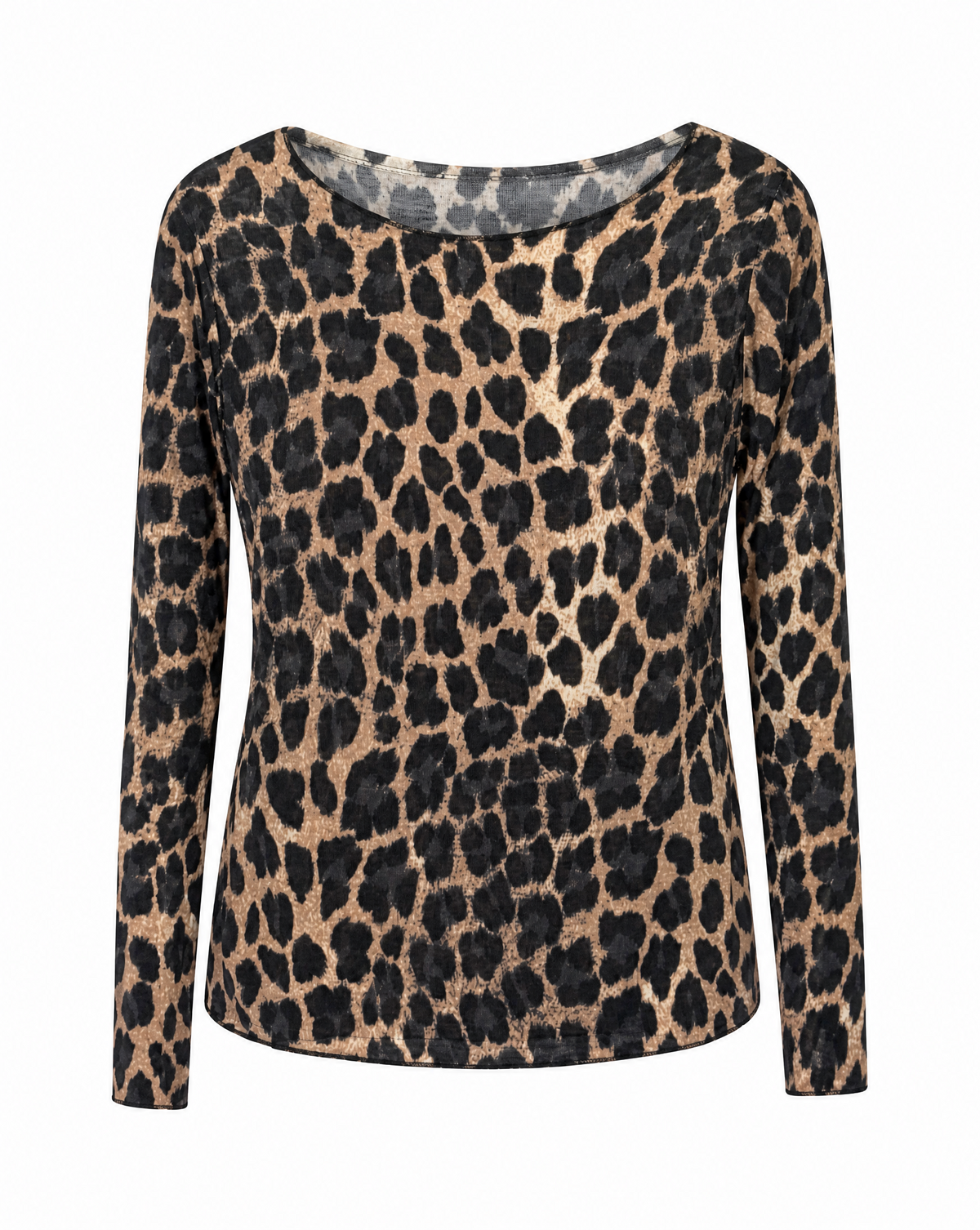 Longsleeve mit Leo-Muster