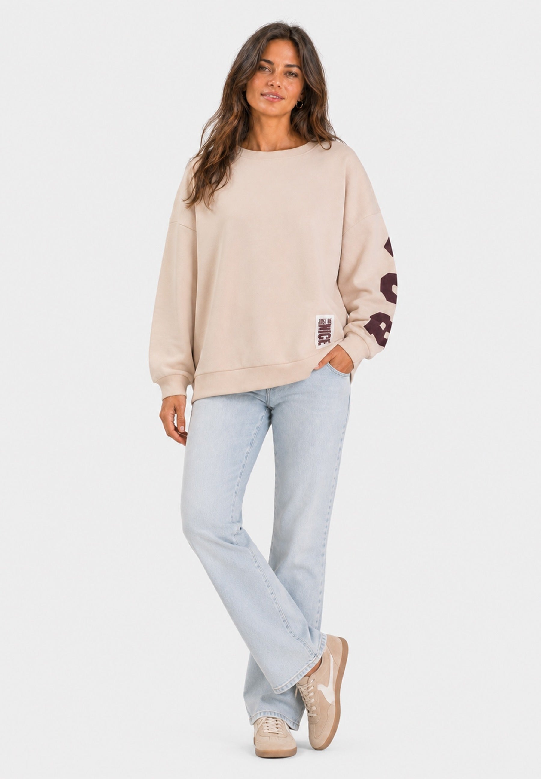 Sweatshirt WSW ROCKSTAR round