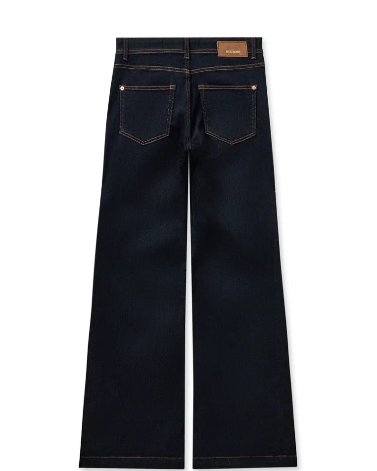 Mos Mosh Straight Leg Dark Blue