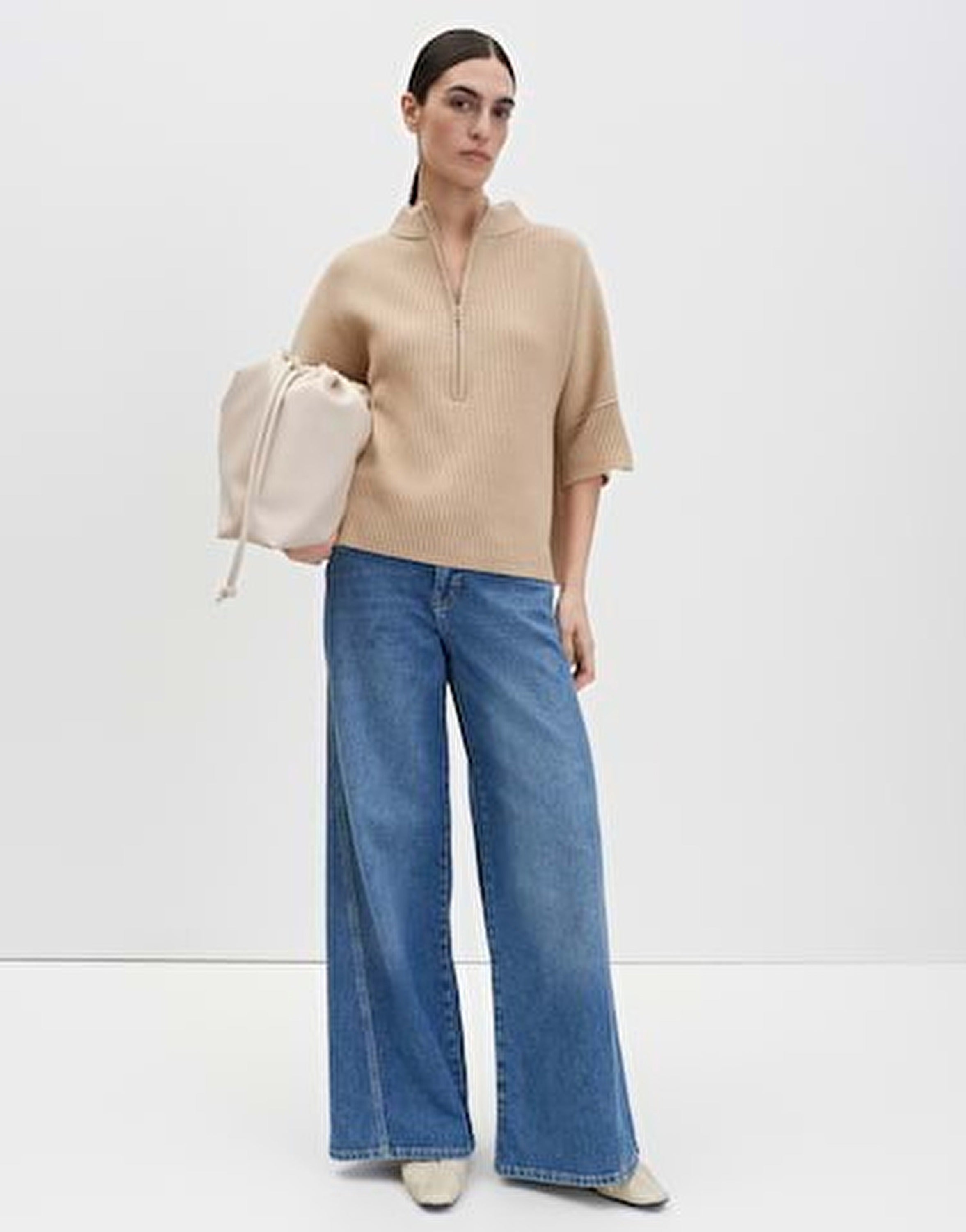 someday Strickpullover Soft Oat