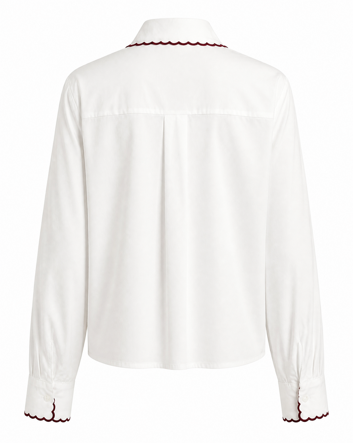Bluse mit Ziernähten