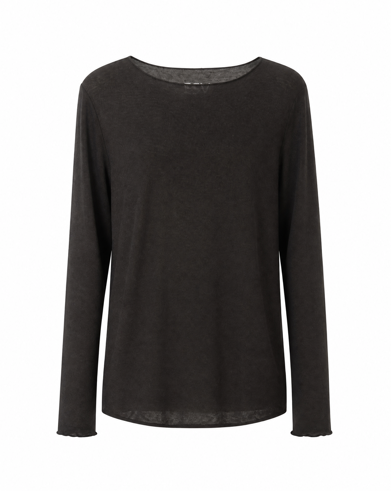 Longsleeve mit U-Boot Ausschnitt