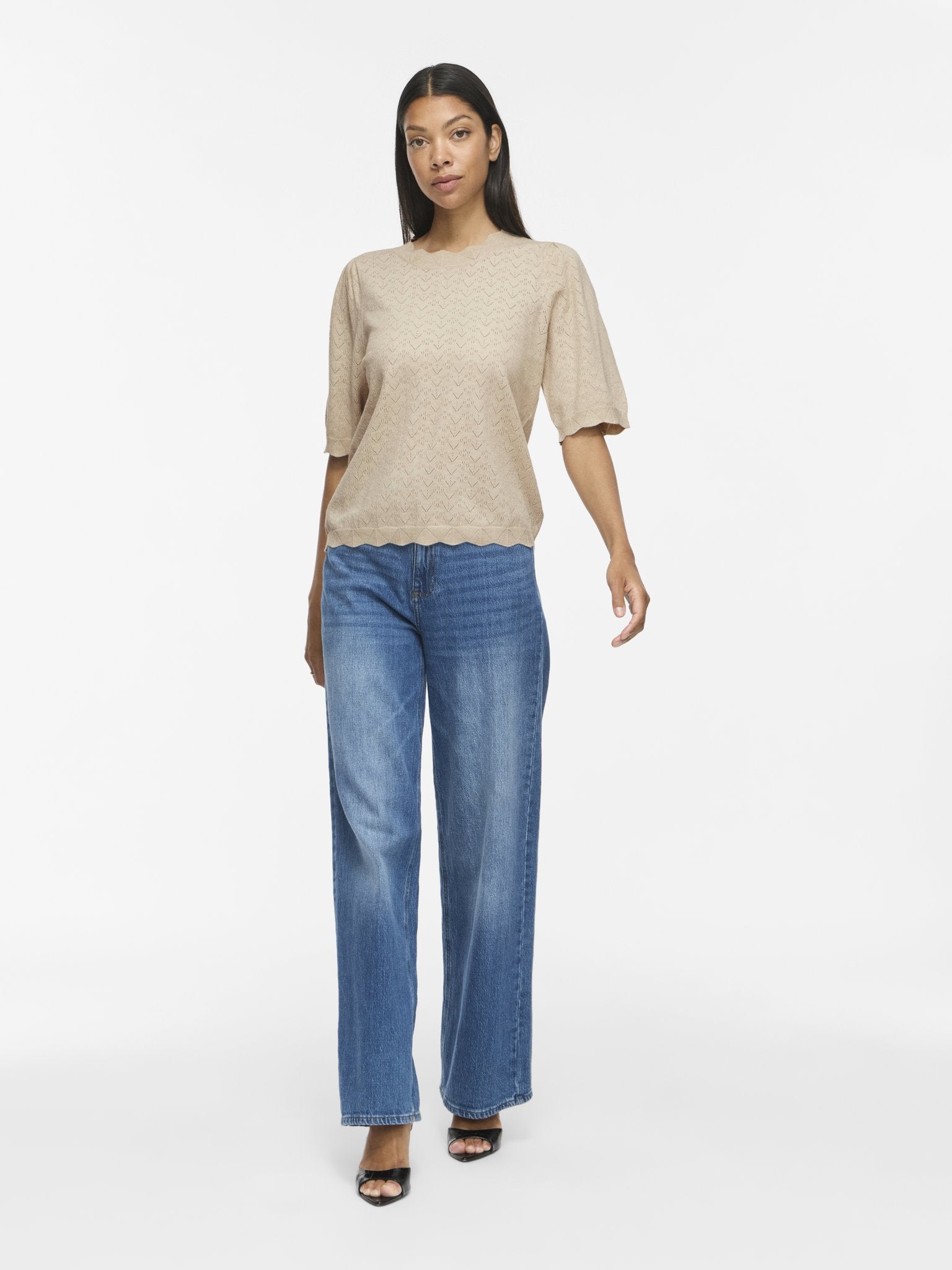 Kurzarm Strickpullover VIEMI