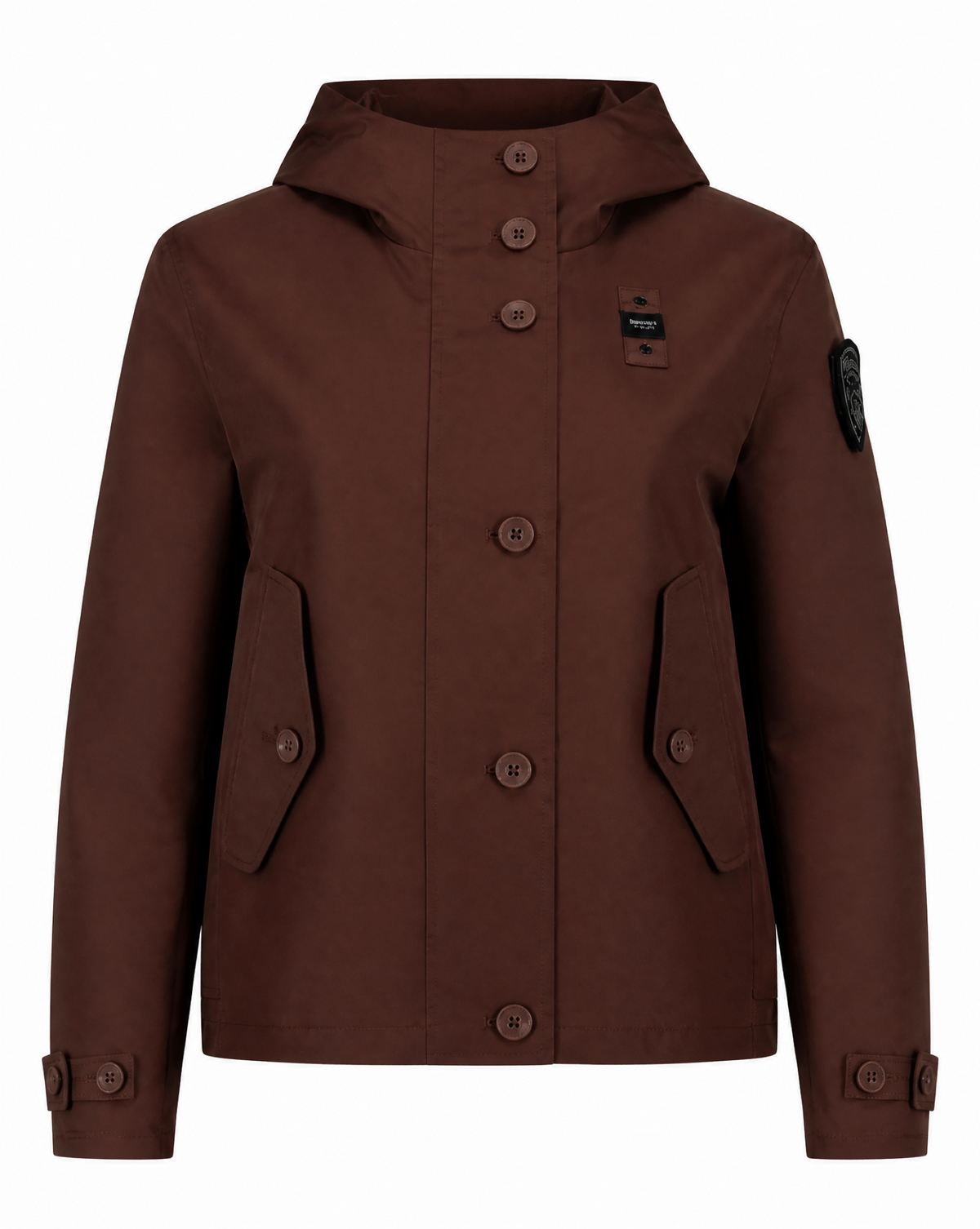Blauer Bomberjacken Brown A