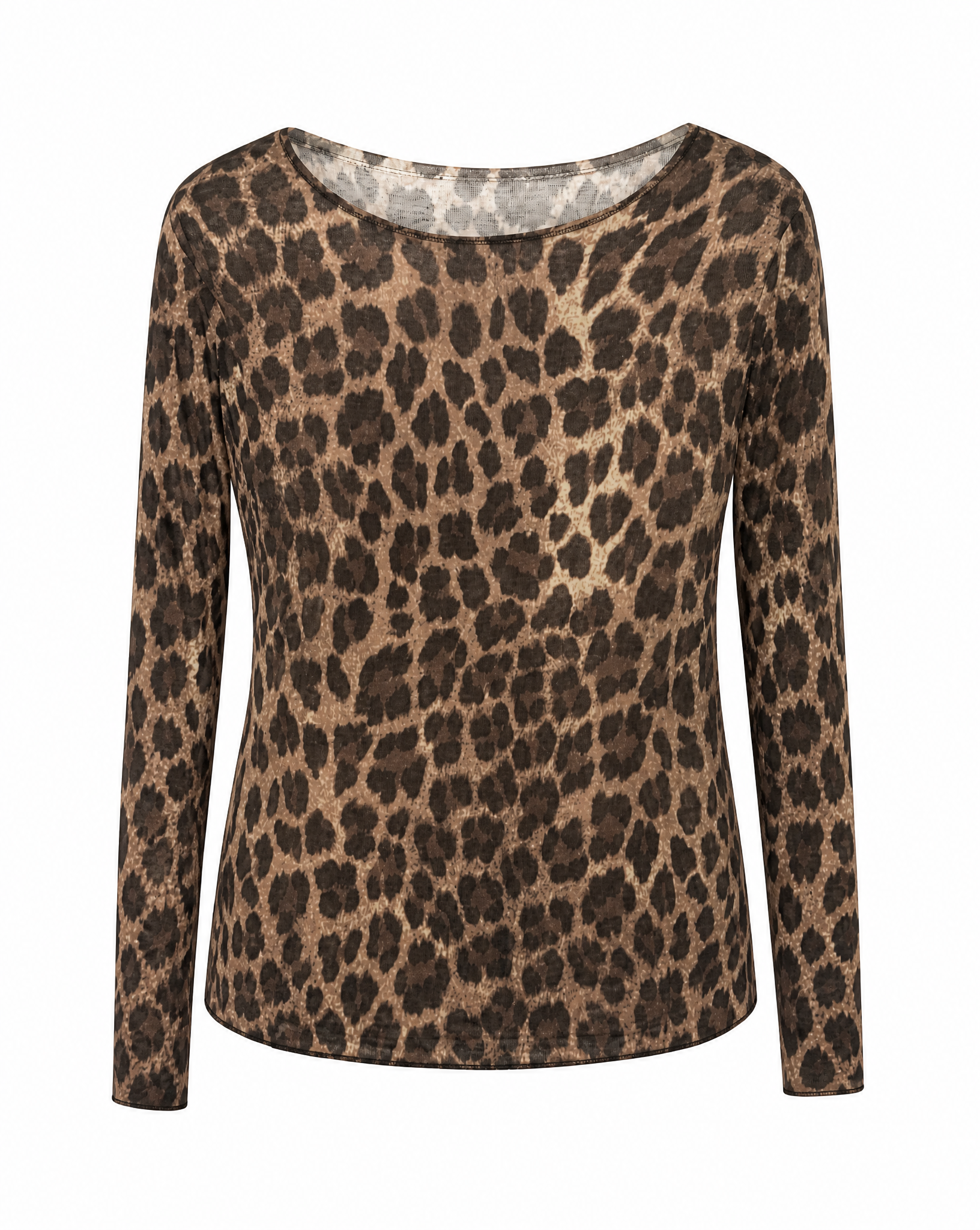 Longsleeve mit Leo-Muster