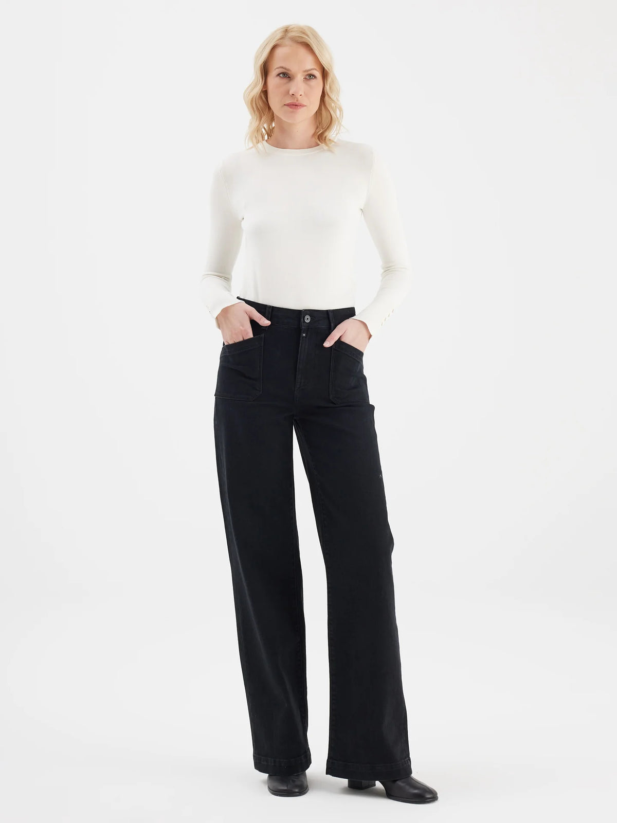 Cup of Joe Wide Leg Black