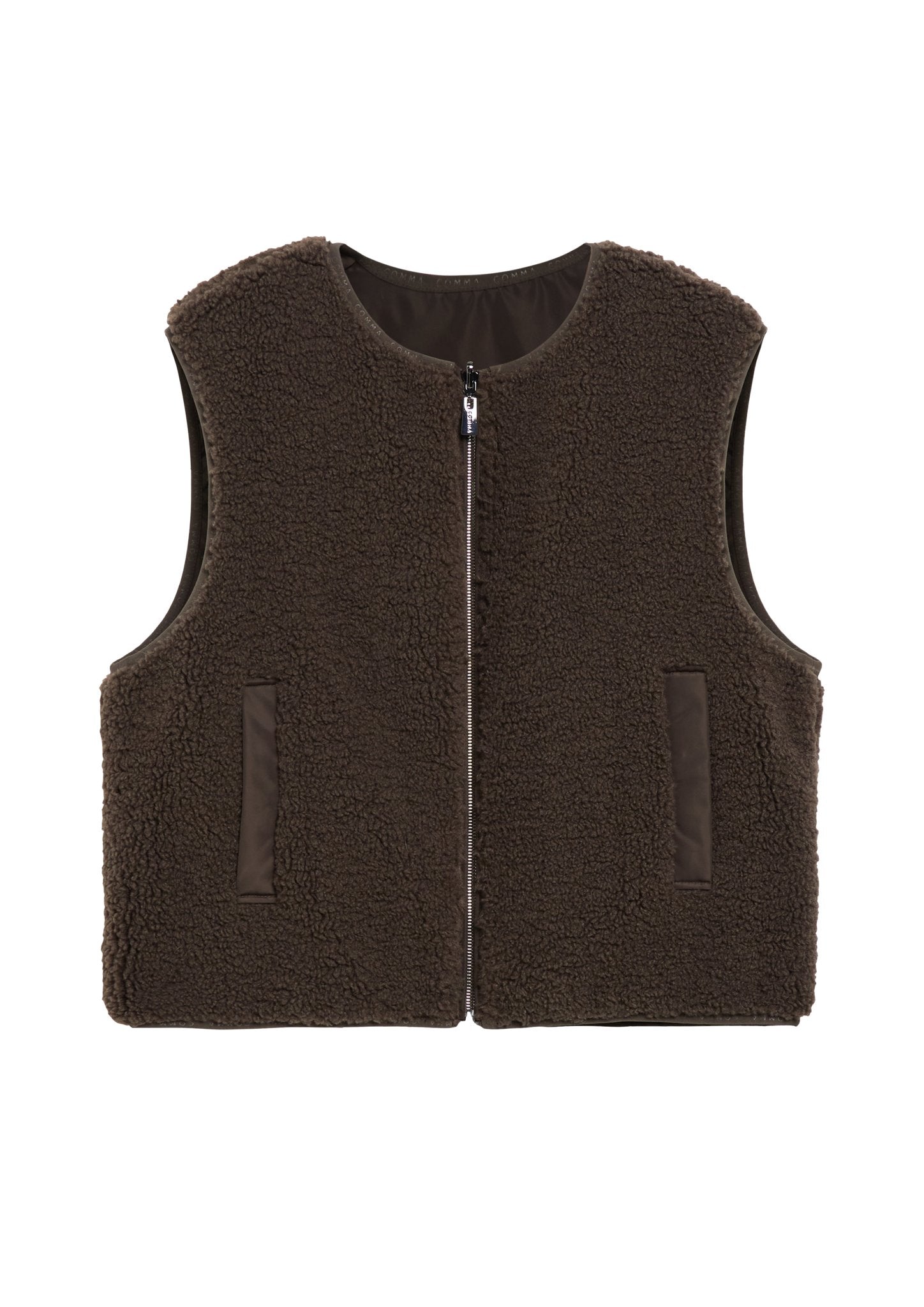 Wendeweste aus Nylon mit Teddy