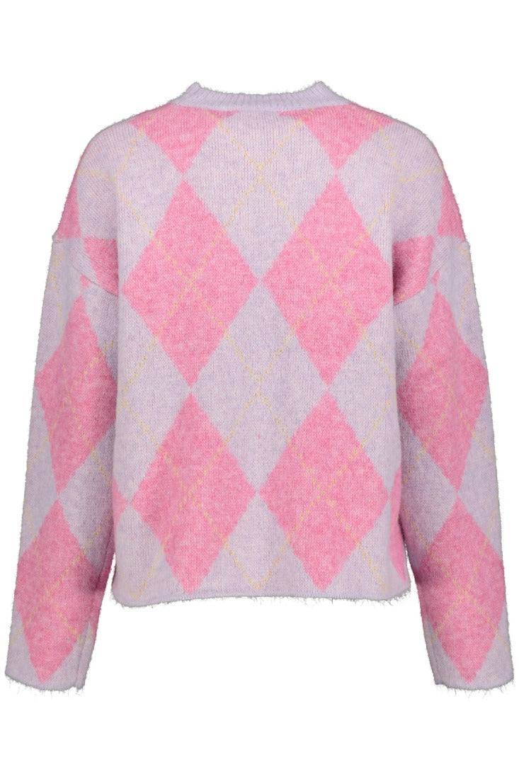 Goose Flash Strickpullover Flieder/Rosa