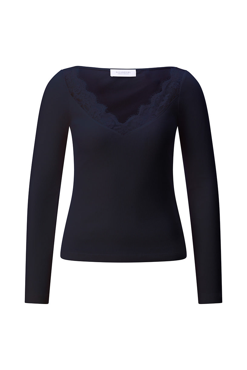 Longsleeve mit Spitze