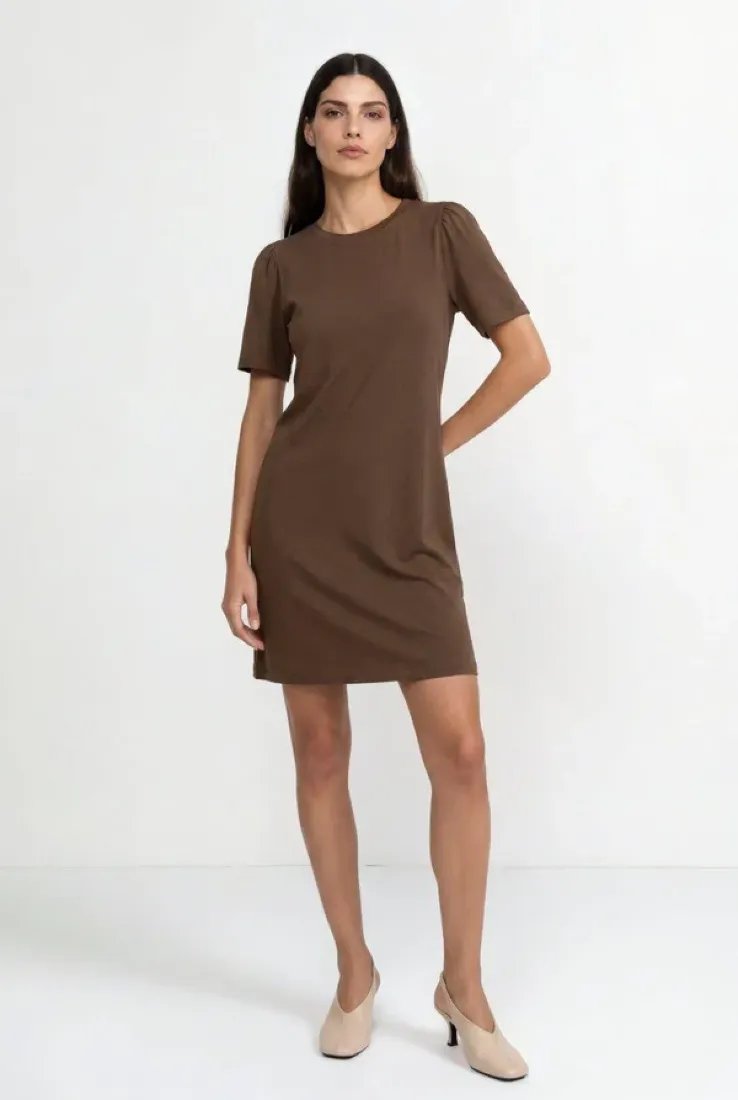Kleid mit Puffärmeln
