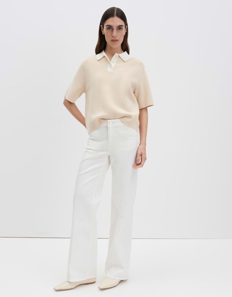 someday Wide Leg Off White