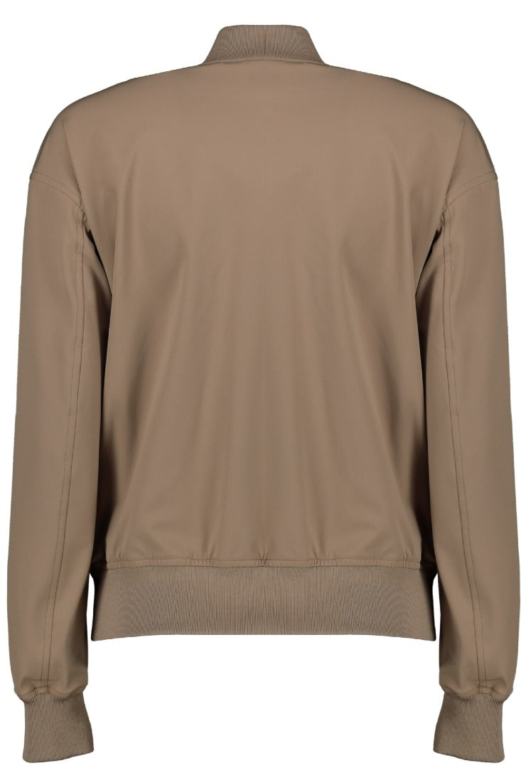 Blauer Bomberjacken Beige Naturale