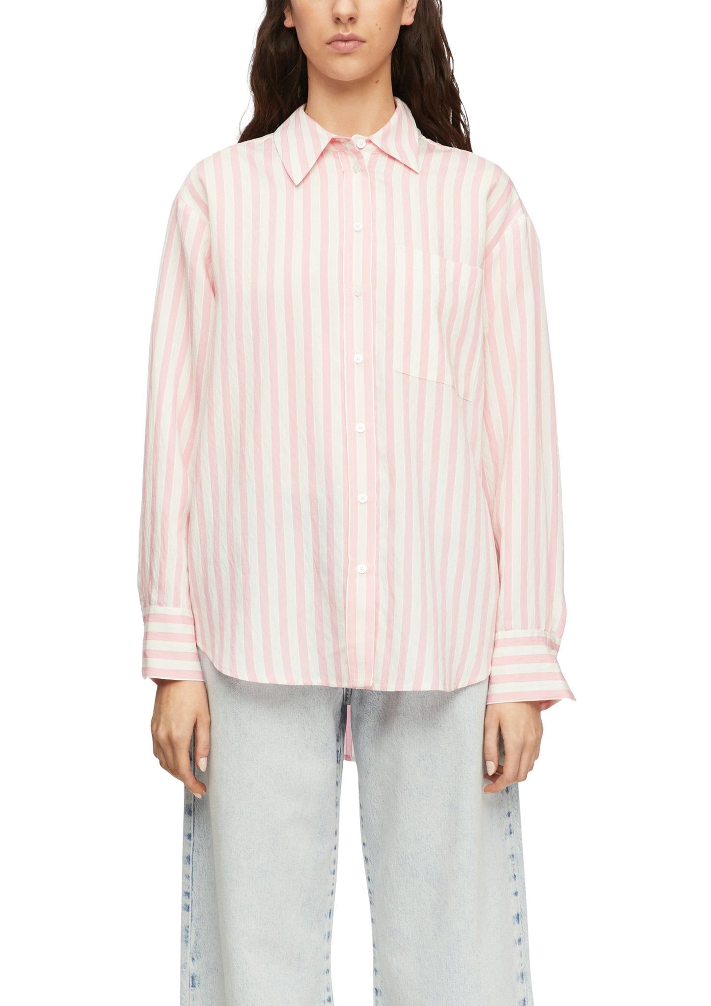 Bluse mit Streifen