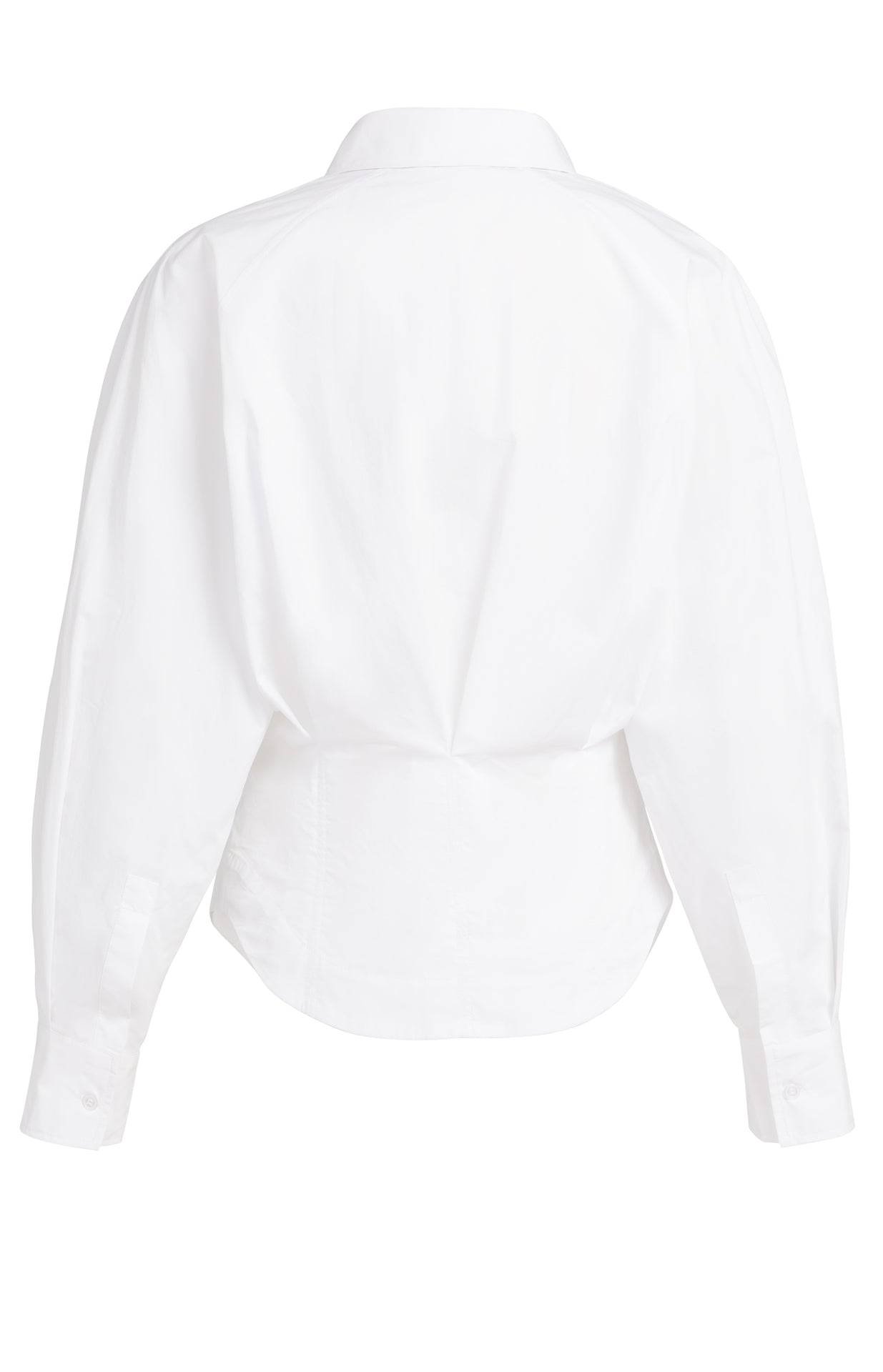 Bluse mit Zierfalte