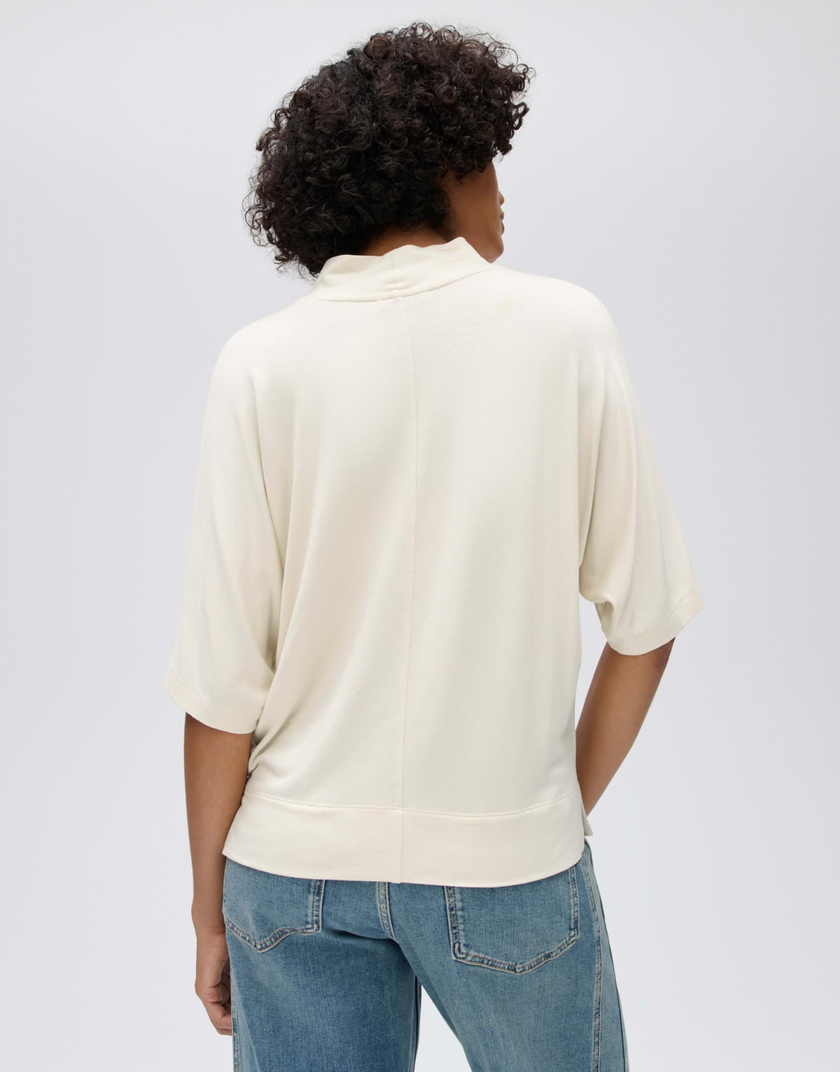 Jerseyshirt aus Viskose Mix