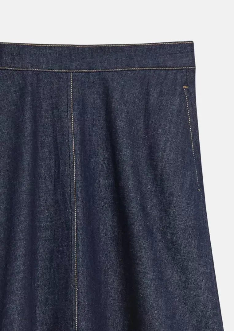 Jeansrock in Midilänge