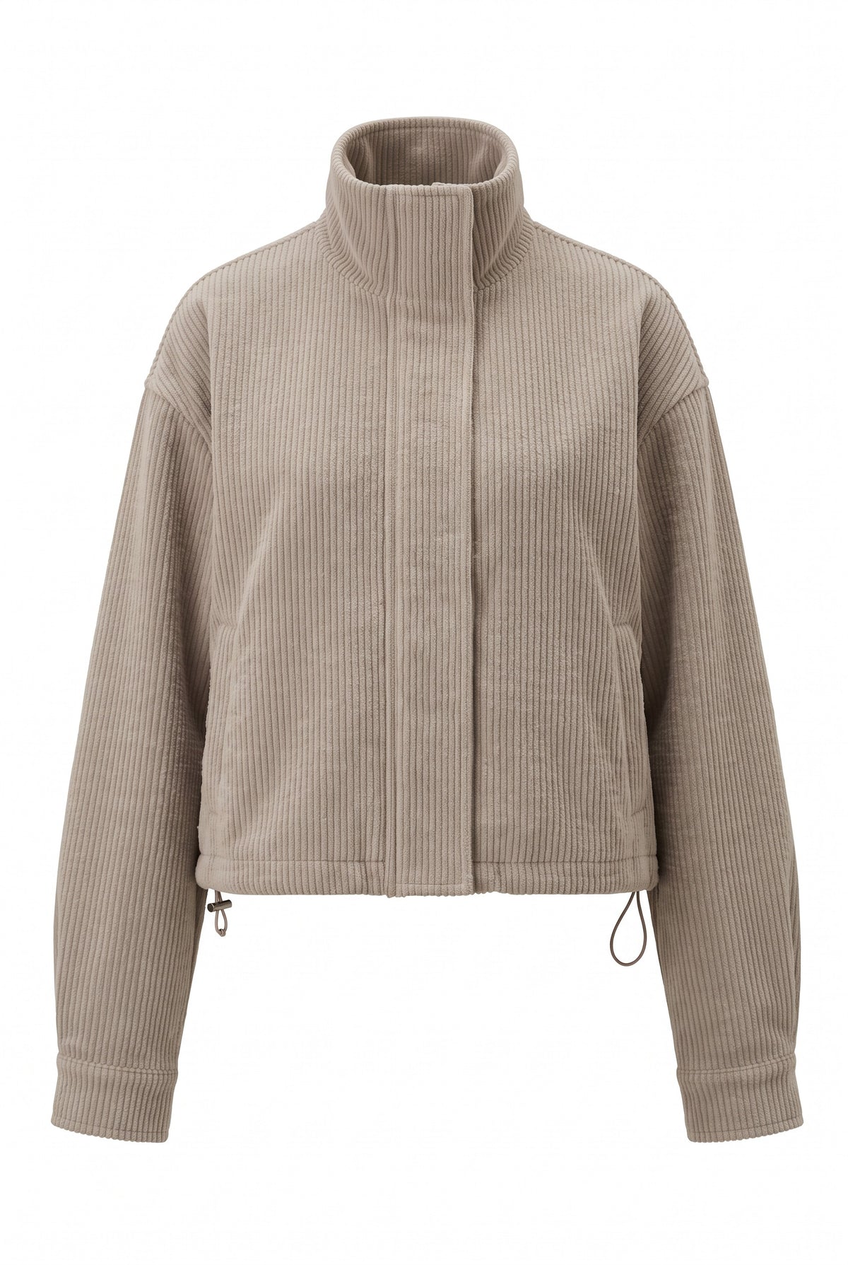 Cordjacke mit Stehkragen
